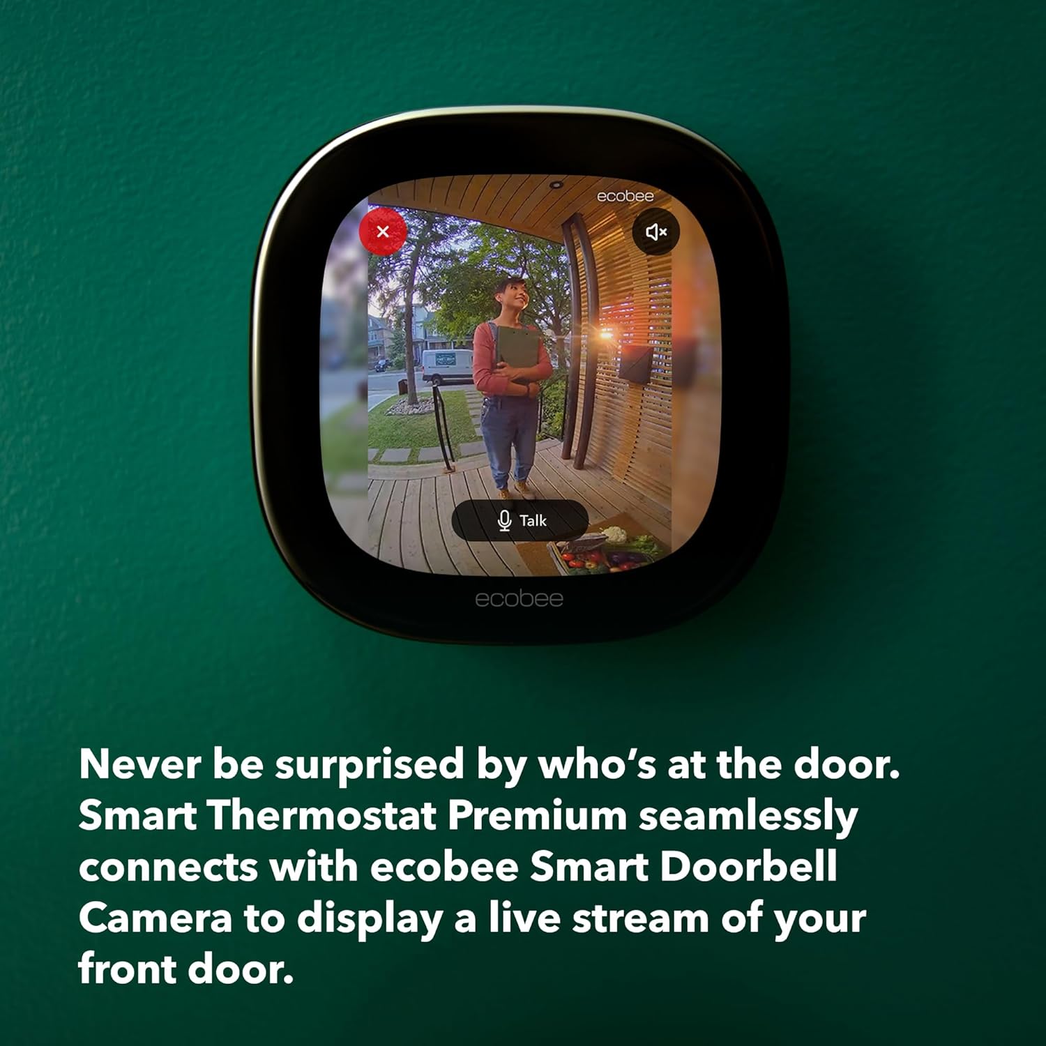 ecobee Smart Thermostat Premium with Smart Sensor and Air Quality Monitor - Programmable Wifi Thermostat - Works with Siri, Alexa, Google Assistant, Black - Image 4