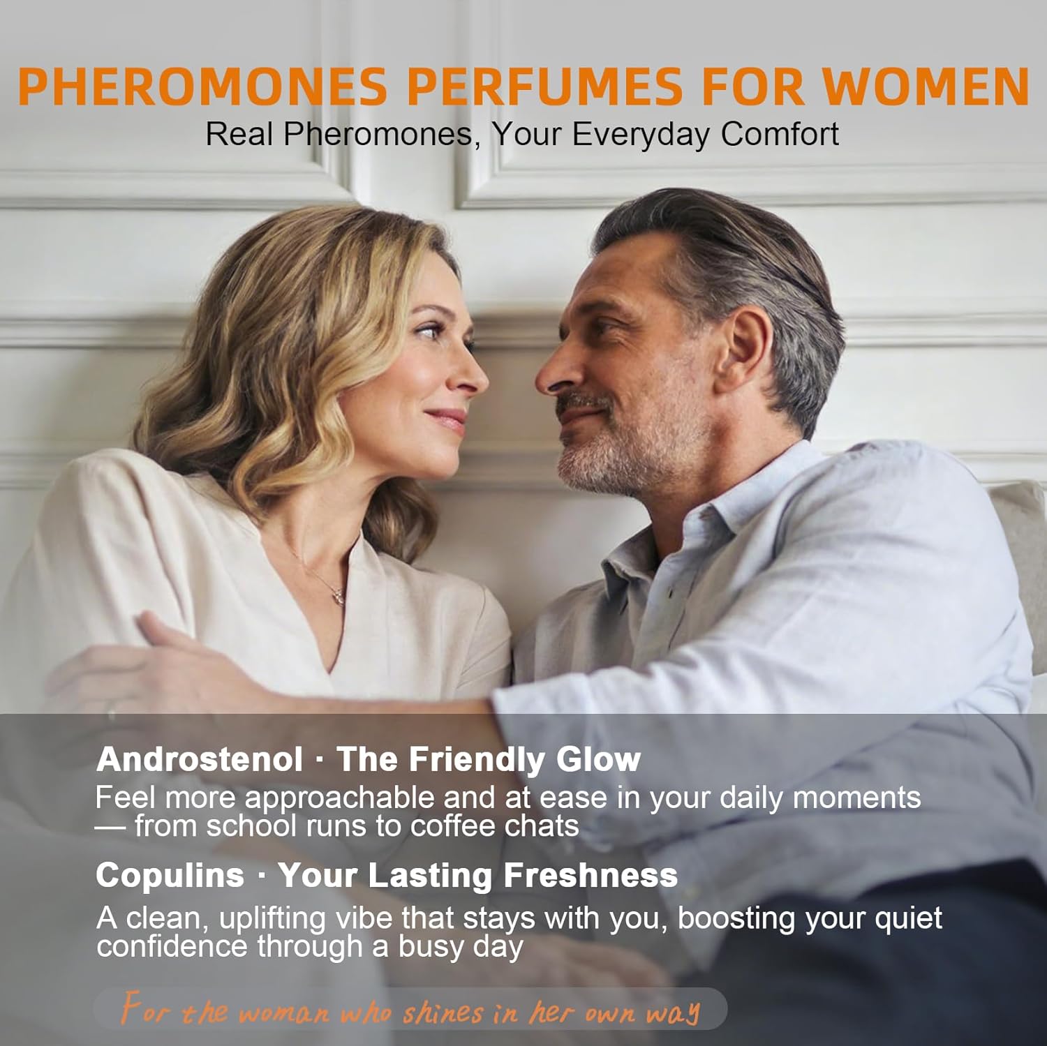 Pheromone Perfume for Woman, Amber Vanilla Perfume, Vanilla Nocturne Elixir Long Lasting Women's Eau Fraiche, 0.5 fl.oz / 15ml Travel Size Perfume Spray - Image 2