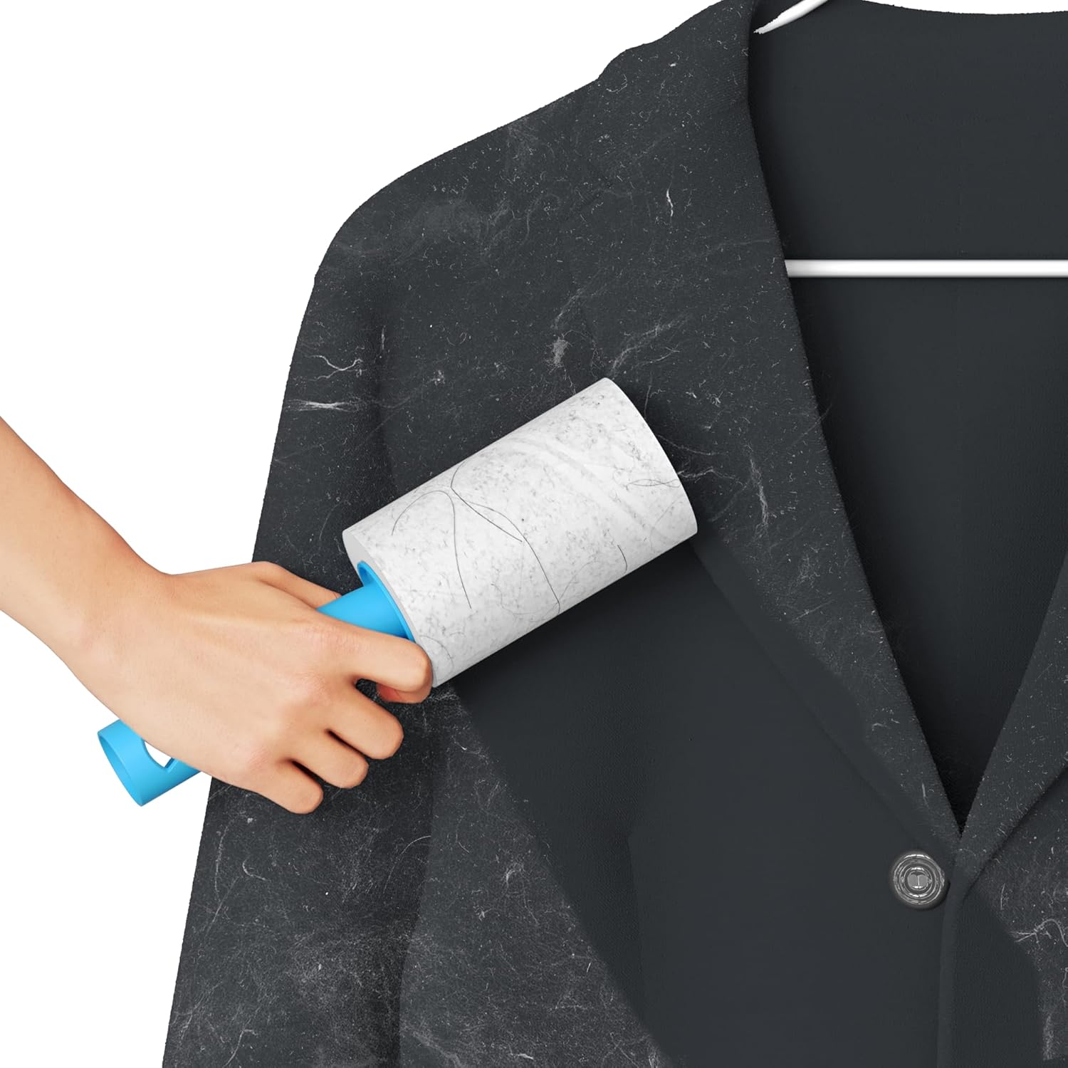 Extra Sticky Lint Roller, Mega Value Set 400 Sheets for Pet Hair Removal, Dog and Cat Lint Remover for Clothes, Furniture, Carpet - Image 5