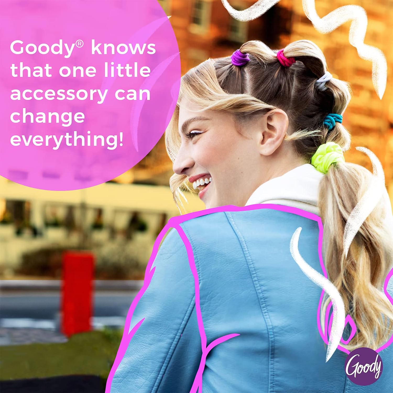 Goody Ouchless Hair Elastics - No Pull, No Breakage, Tangle-Free Hold for Thick, Curly, Coily & Textured Hair - 30 Count, Black, Long-Lasting Ponytail Holders for Women & Men - Image 4