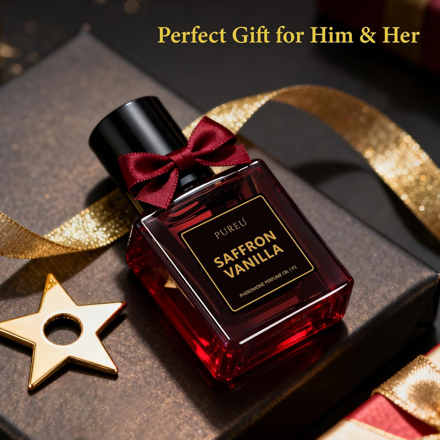 PUREU Pheromones Perfumes for Women, Saffron Vanilla Perfume Long Lasting Pheromone Perfume 0.34FL OZ/10ML Roll On Travel Size Essential Oil Fragrance Eau De Parfum, Made in USA - Image 9