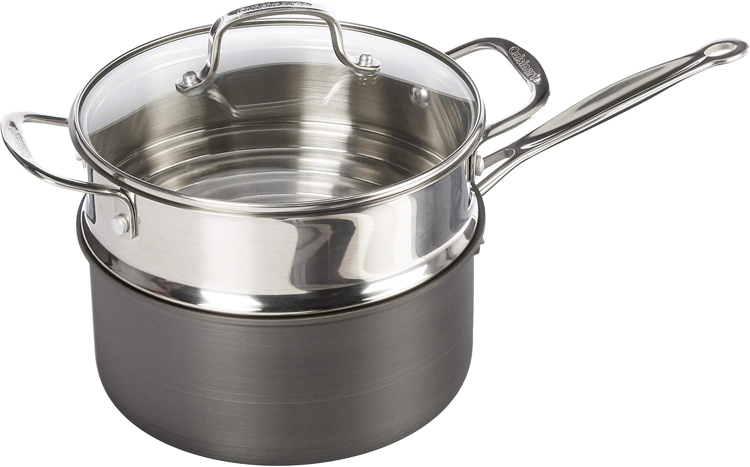 Cuisinart 17-Piece Pots and Pans Set, Non Stick Hard Anodized Cookware Set, Compatible with Electric, Gas Cooktops, Dishwasher Safe, Oven Safe Pot Set, Cool Grip Handles, Aluminum Core for Even Heat - Image 4