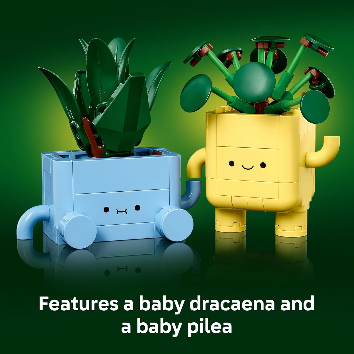 LEGO Botanicals Happy Plants Building Toy for Kids, Girls, and Boys 9+ - Playroom Decor for Desk or Shelf - Birthday Gift Idea for Young Gardeners - Artificial Indoor Plant for Play & Display - 10349 - Image 4