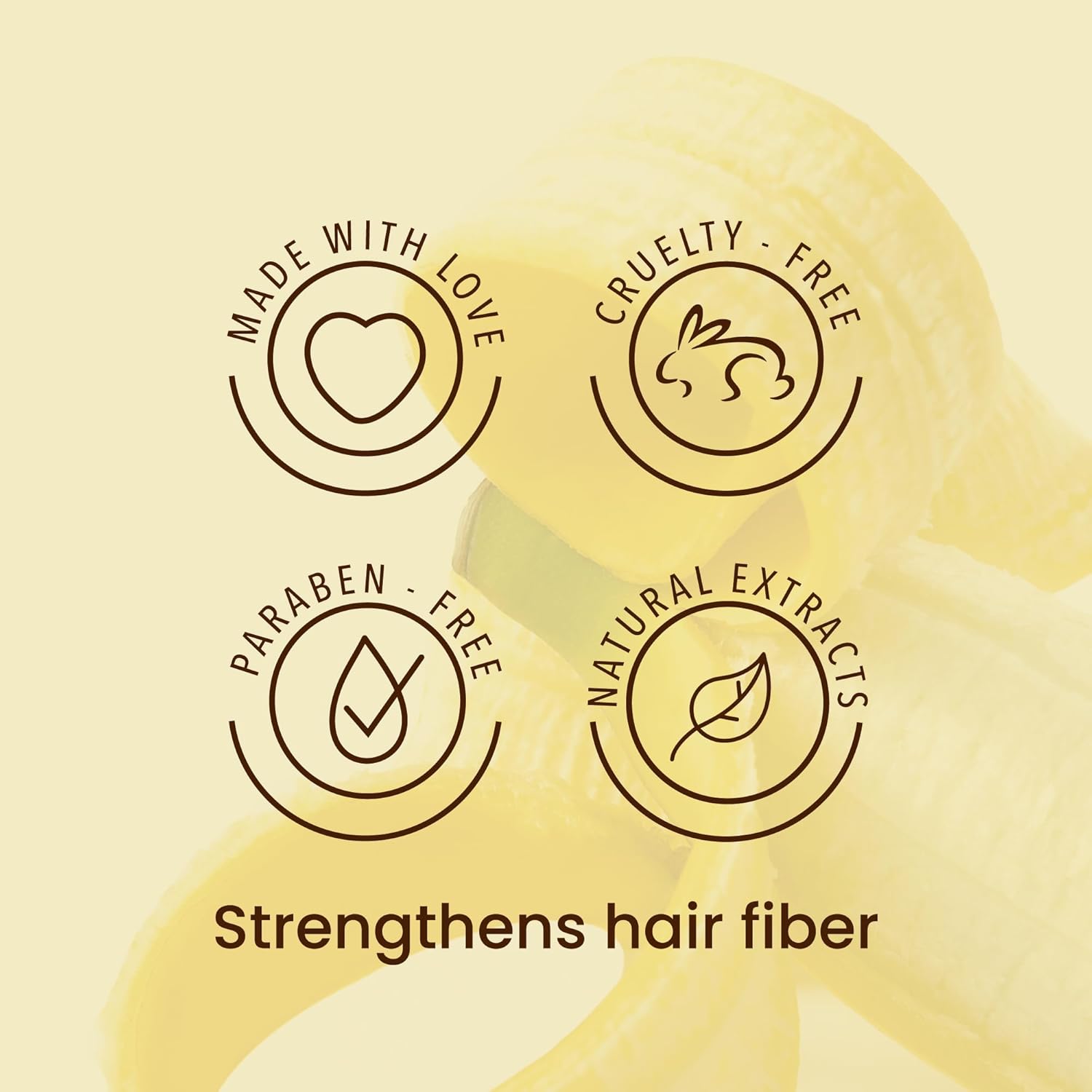ANYELUZ Banana Leave-In Styling Cream - Leave-In Conditioner for Frizz Control and Shine, Strengthens and Smooths Hair - Image 6