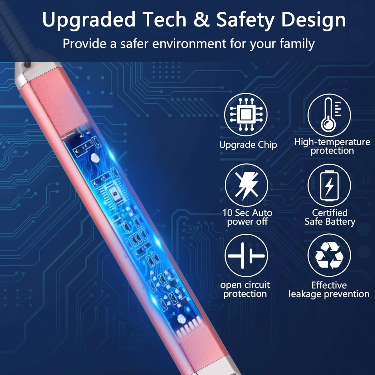 MEIRUBY Electric Candle Lighter, Valentine's Day Gifts for Women Mom Men Wife, USB Arc Rechargeable Windproof Long Lighter for Candle BBQ Birthday Housewarming Gift Idals - Image 3