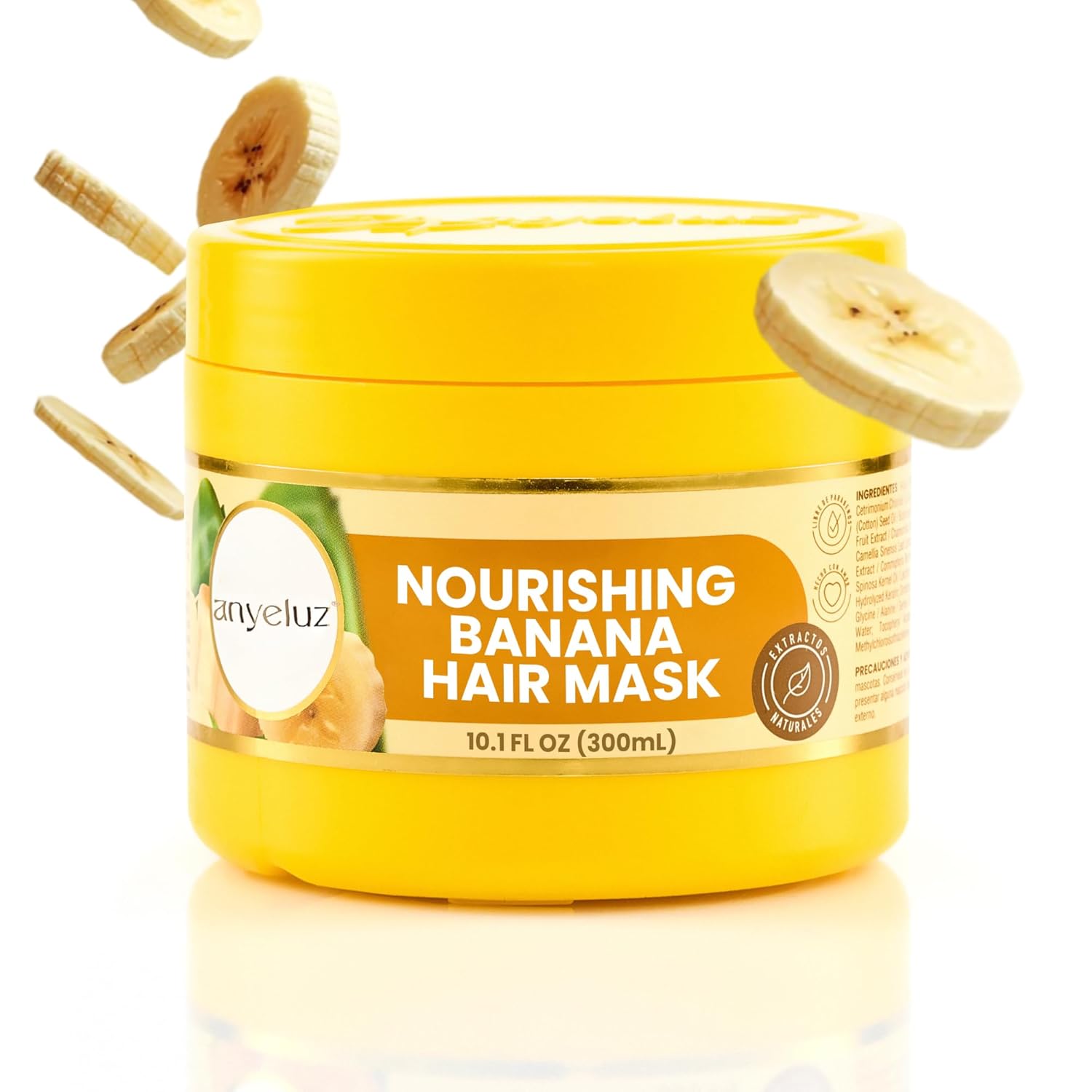 ANYELUZ Intensive Banana Hair Mask - Deep Repair and Hydration for Damaged and Dry Hair