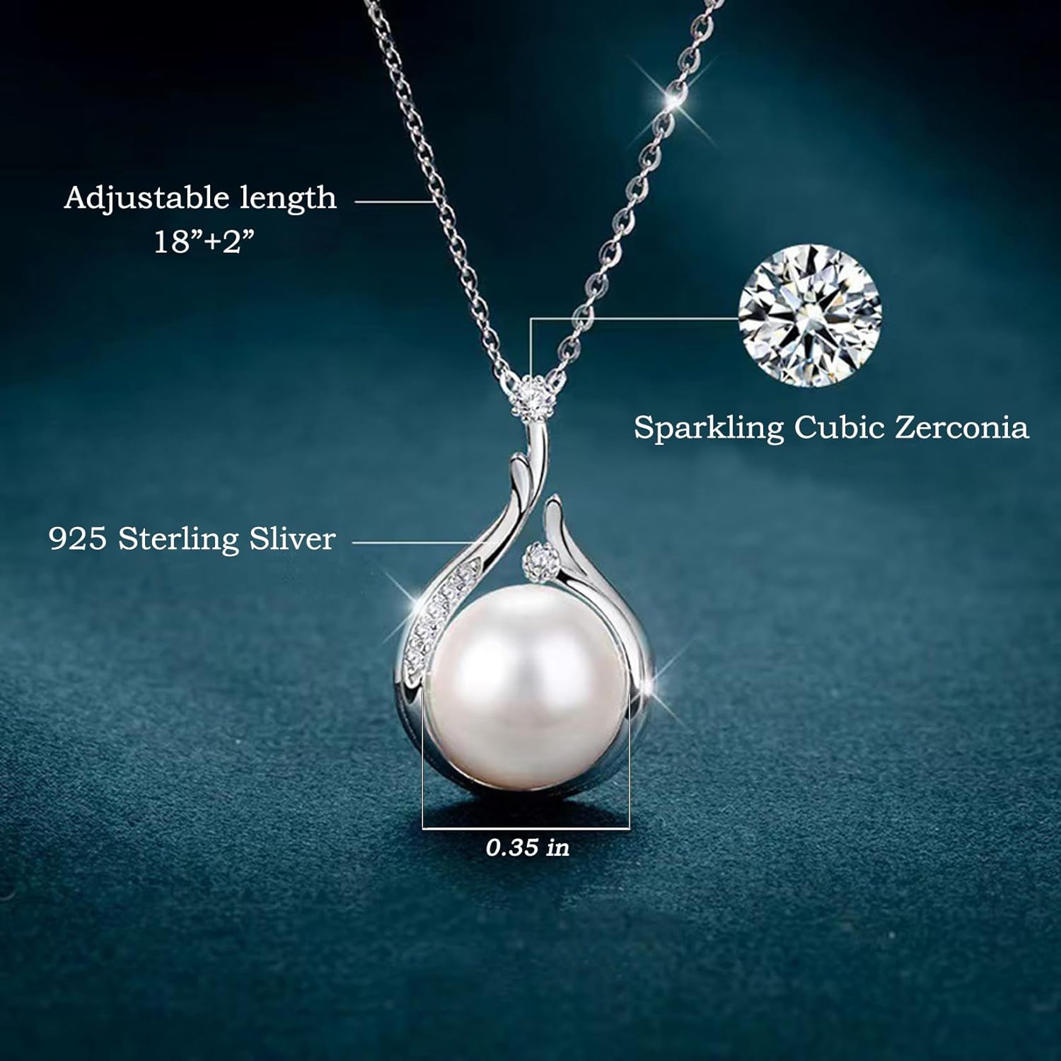 Christmas Gifts For Daughter In Law Necklace 925 Sterling Silver Daughter In Law Gifts From Mother In Law Birthday Gifts With Message Card &Gift Box - Image 3