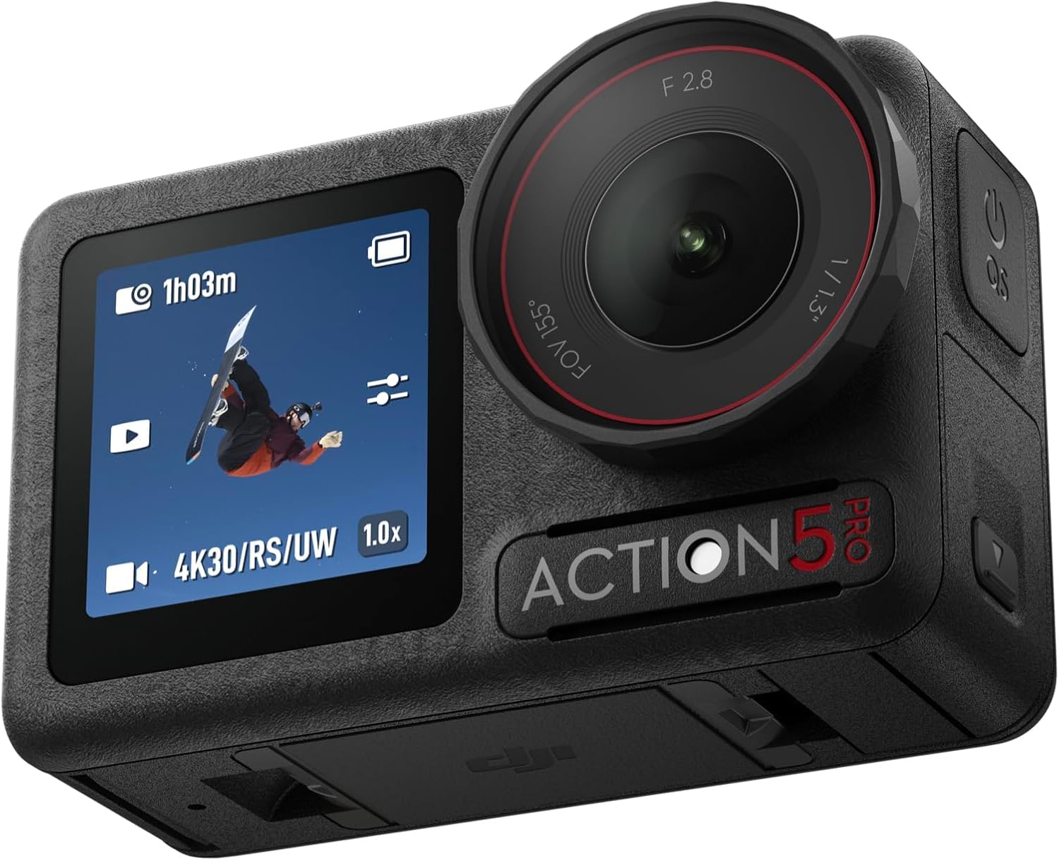 DJI Osmo Action 5 Pro Essential Combo, Waterproof Action Camera with 1/1.3" Sensor, 4K/120fps Video, Subject Tracking, Stabilization, Dual OLED Touchscreens, Ideal for Sports, Vlog