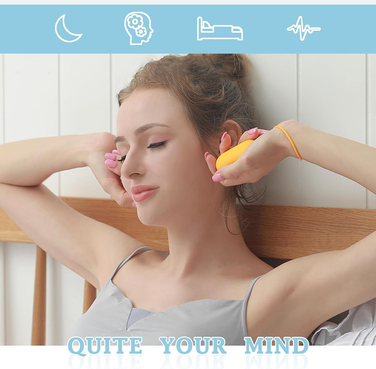 Compact Handheld Sleep Device - Relaxation Tool for Improved Sleep, Mood & Focus, Adjustable Massage Intensity, Portable & Easy to Carry(Blue) - Image 3