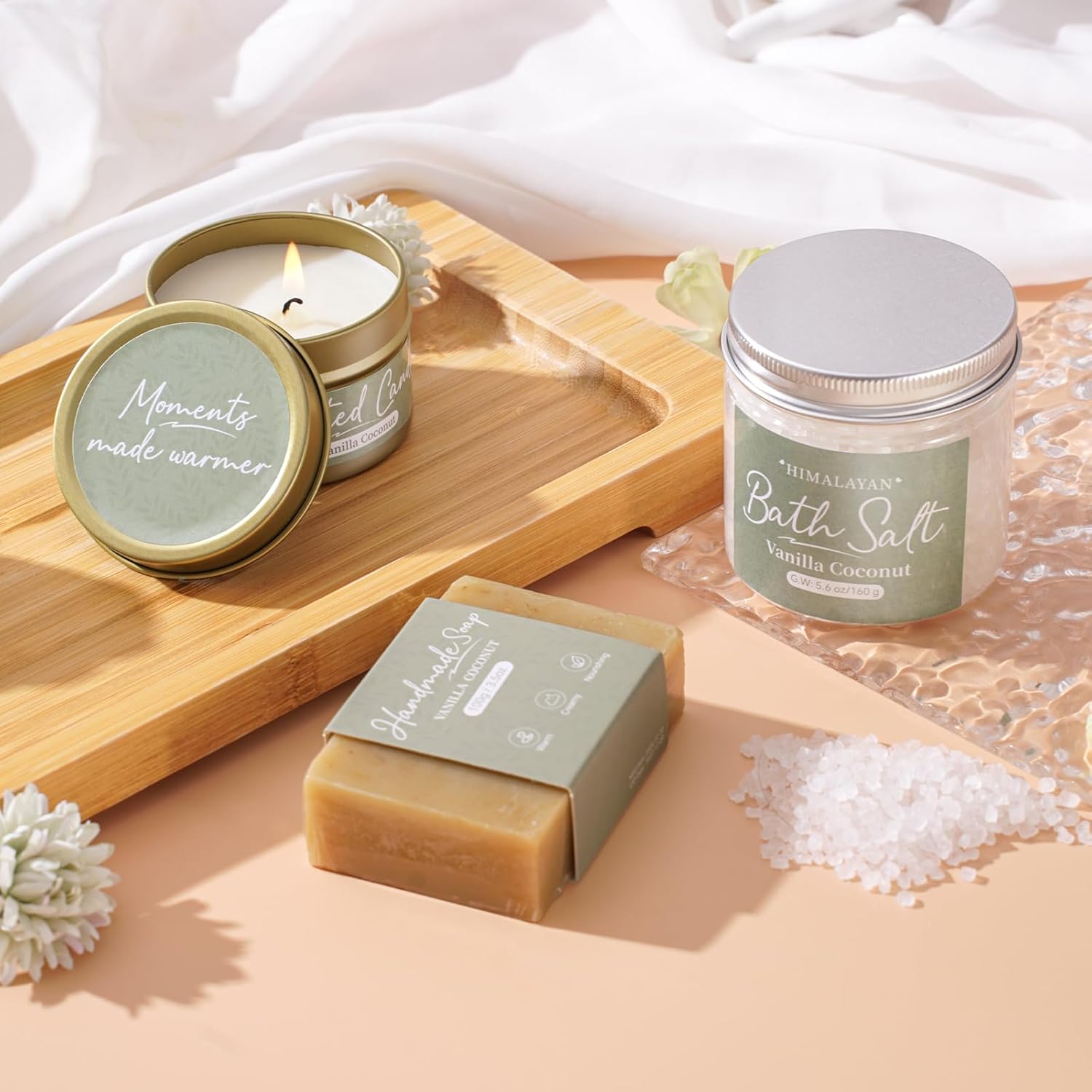 Get Well Gifts for Women After Surgery, Sending Sunshine Gift Baskets for Women Her Mom Best friend Wife Daughter Birthday Gifts Self Care Gift Basket, Get Well Soon Relaxing Spa Gift Set Care Package - Image 3