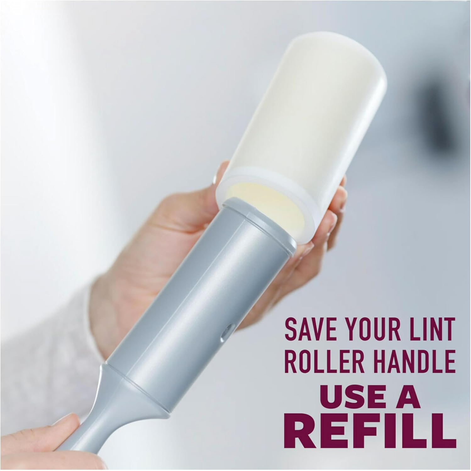 Scotch-Brite Pet Hair Pickup Extra Sticky Lint Roller, Designed for Removing Fur + Fluff on Couches, Clothes, Dog and Cat Beds, & More, 1 Pack, 95 Easy-Tear Adhesive Sheets Total - Image 7