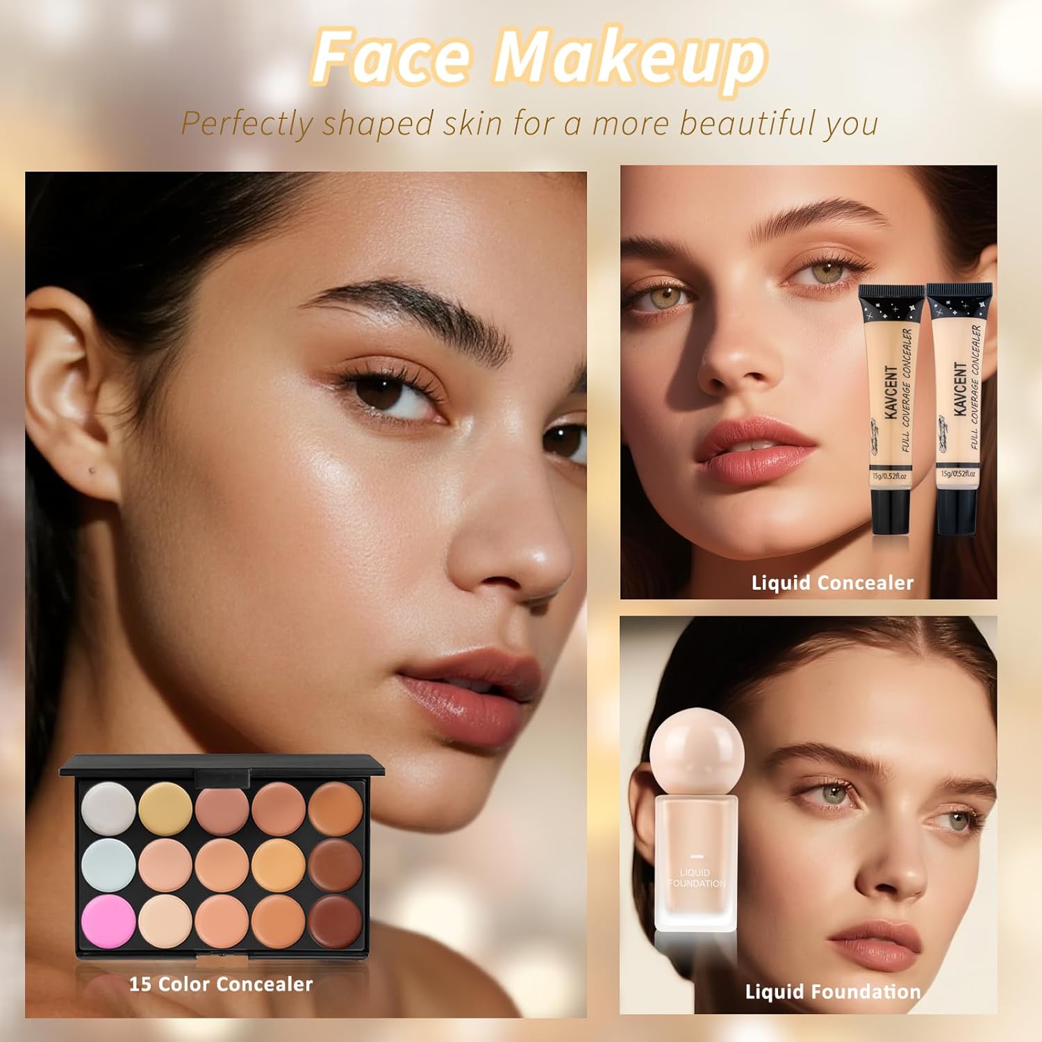 Makeup Kit Makeup Set for Women Teens full Kit Makeup Kits for Teenagers Eyeshadow Foundation Makeup Gift Sets for Teen Girls Women Christmas Gifts - Image 4