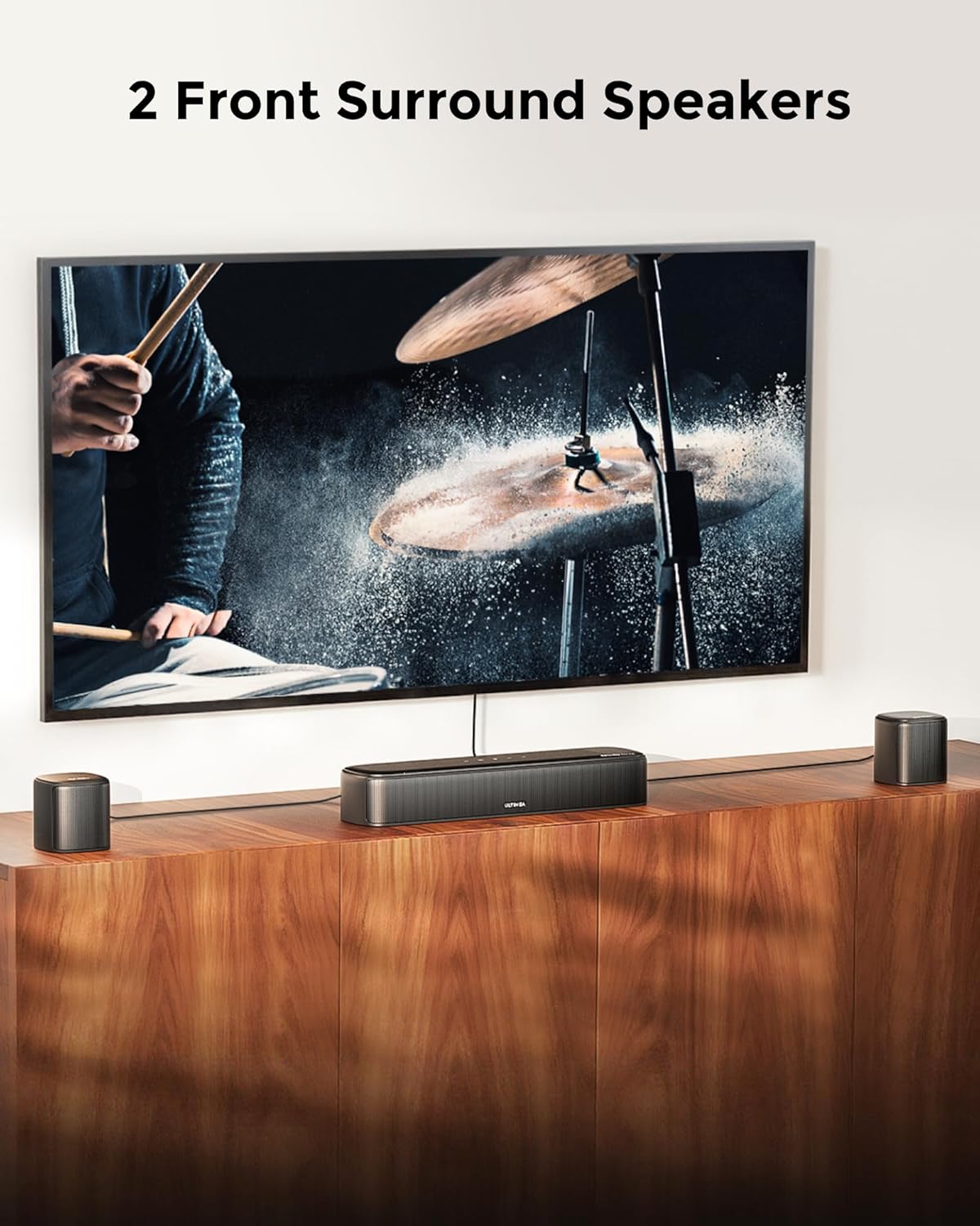 ULTIMEA 7.1ch Sound Bar with Dolby Atmos, Surround Sound System for TV with 4 Surround Speakers, Sound Bar for Smart TV with App Control, Soundbar with Subwoofer for Home Theater, HDMI eARC, Aura A60 - Image 4