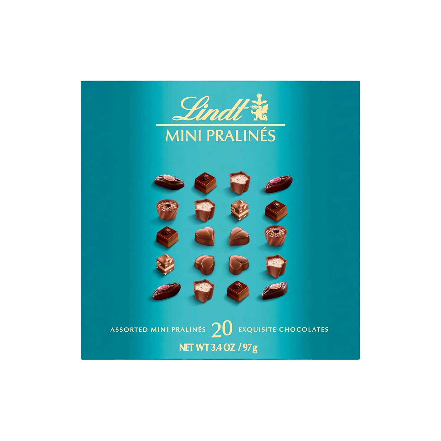 Lindt Mini Pralines, Assorted Chocolate Candy Pralines with Premium Filling, 3.4 oz Box - Image 9