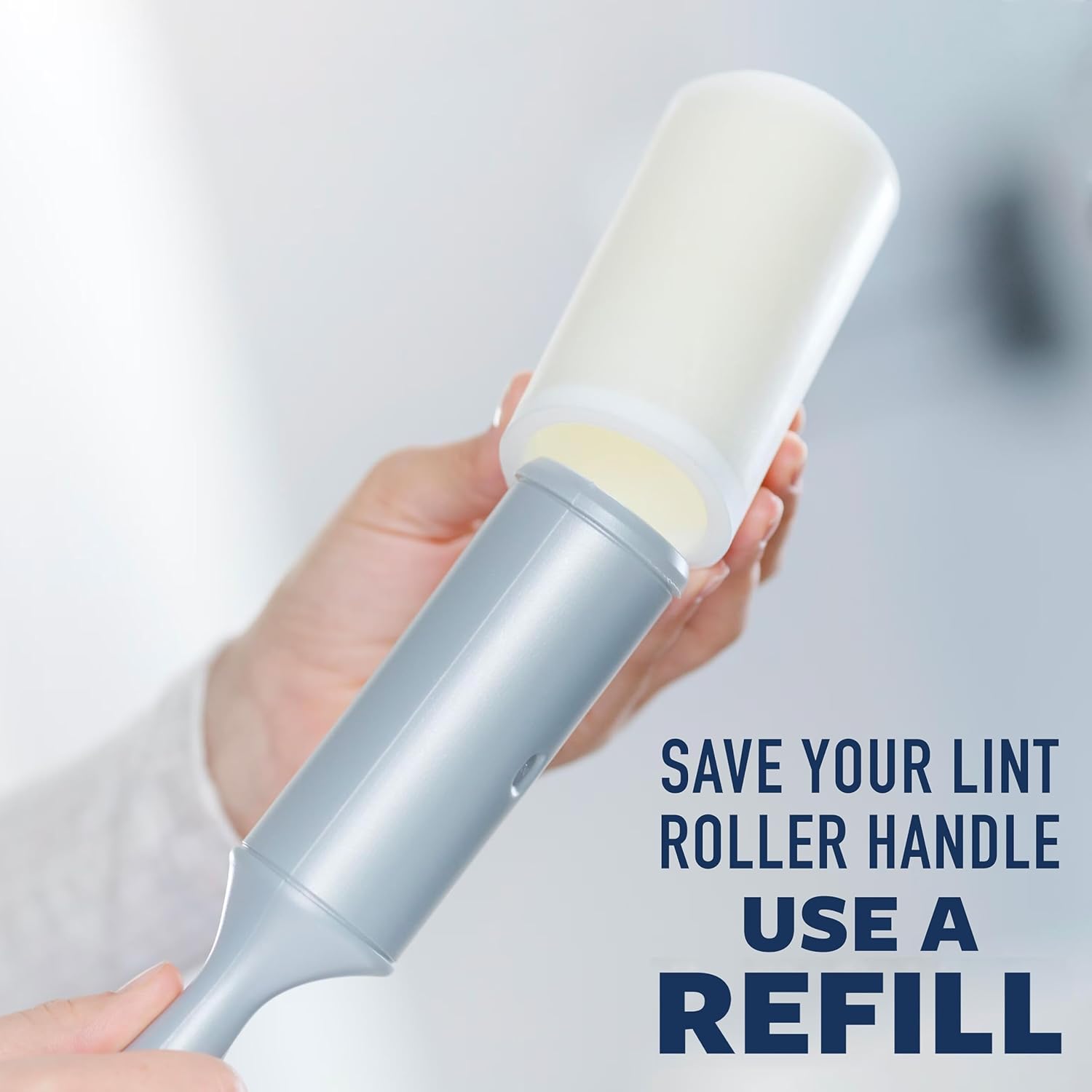 Scotch-Brite Everyday Clean Lint Roller, White, Manual Operation, 3 Pack, Lint Remover for Pet Hair, Dark Clothes, Furniture, and Dusty Surfaces, 300 Adhesive Sheets Total - Image 6