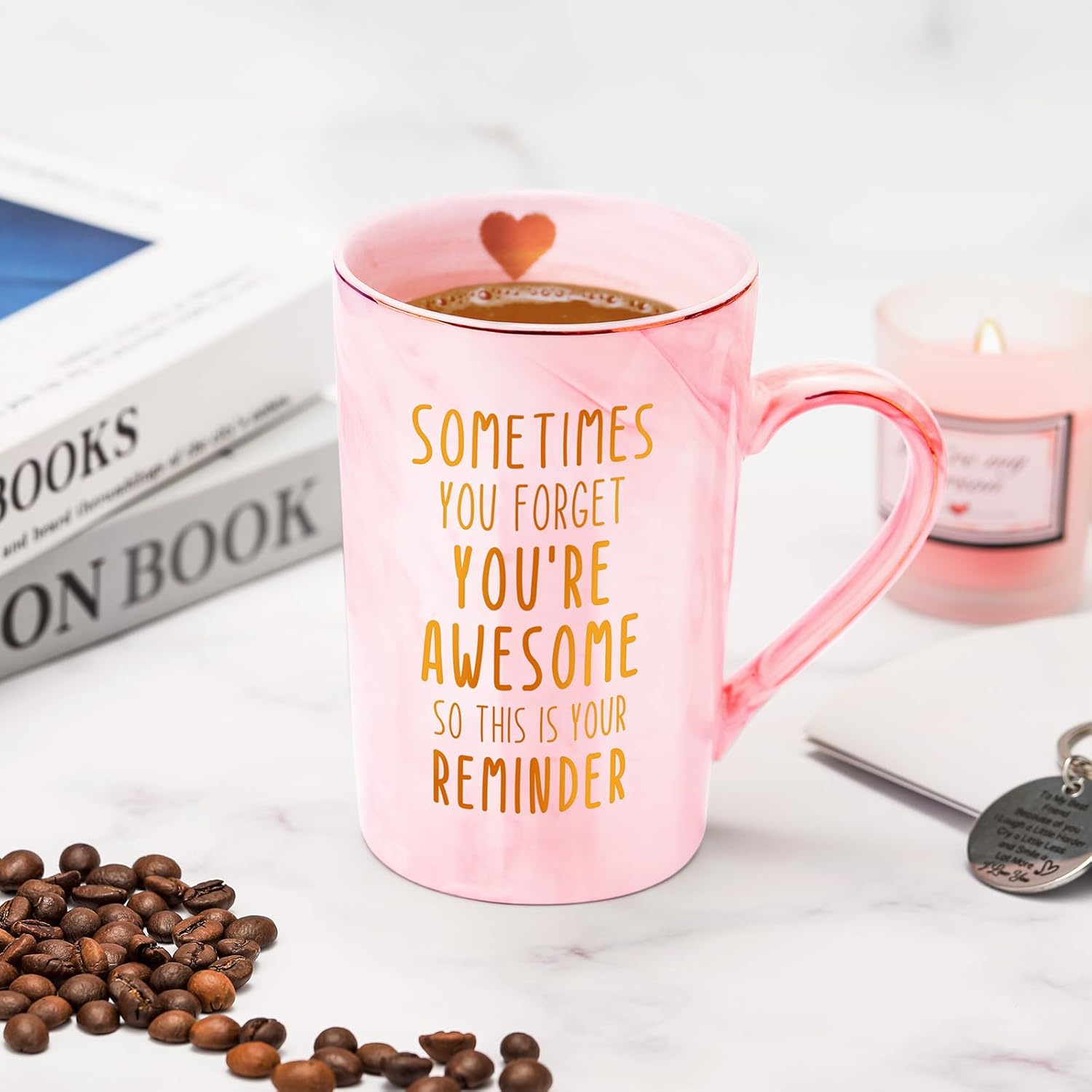 Best Friend Birthday Gifts for Women Friendship Gifts for Women Friends Unique Bestfriend Birthday Gift for Woman Bestfriend gift Ideas for Bestie BFF Soul Sister - Mug, Keychain, Candle, Bracelet - Image 2