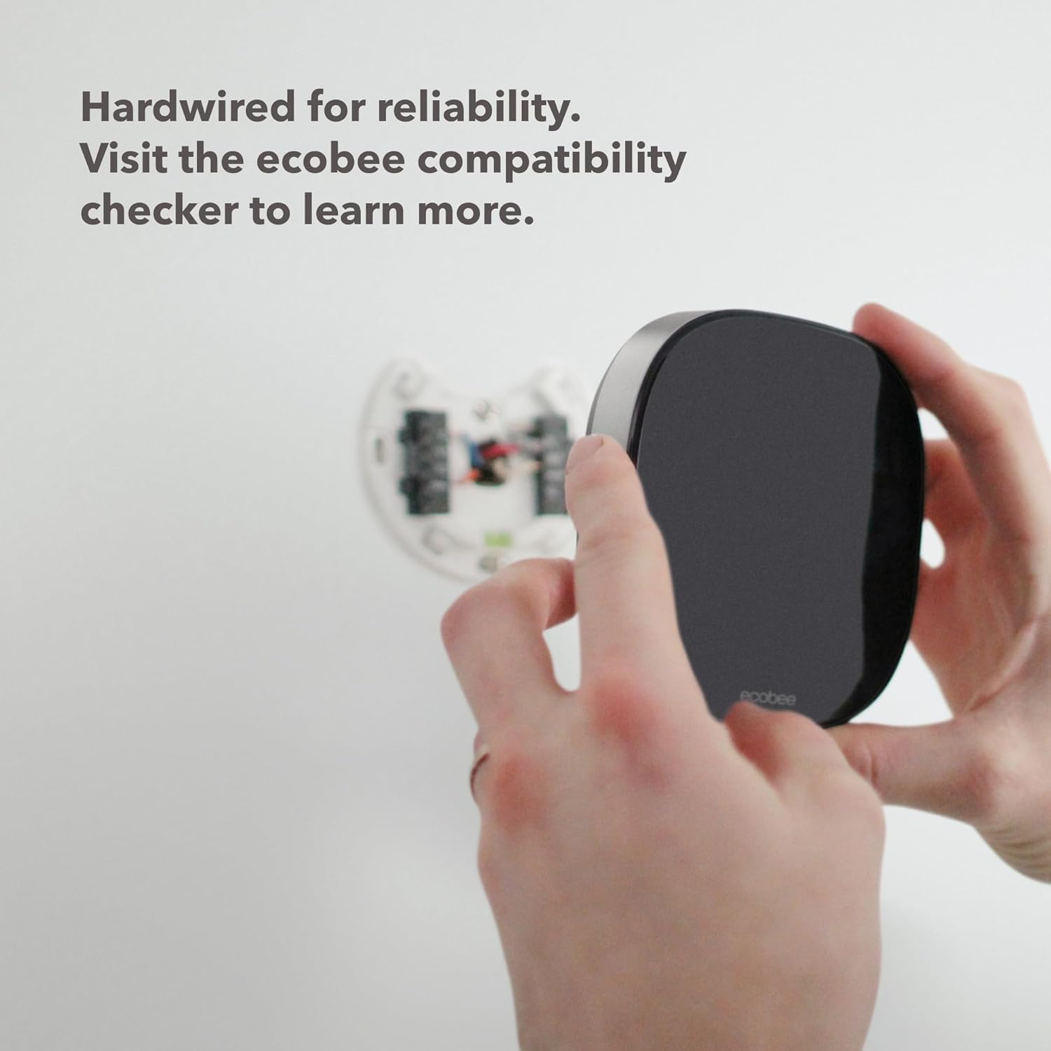 ecobee Smart Thermostat Premium with Smart Sensor and Air Quality Monitor - Programmable Wifi Thermostat - Works with Siri, Alexa, Google Assistant, Black - Image 15