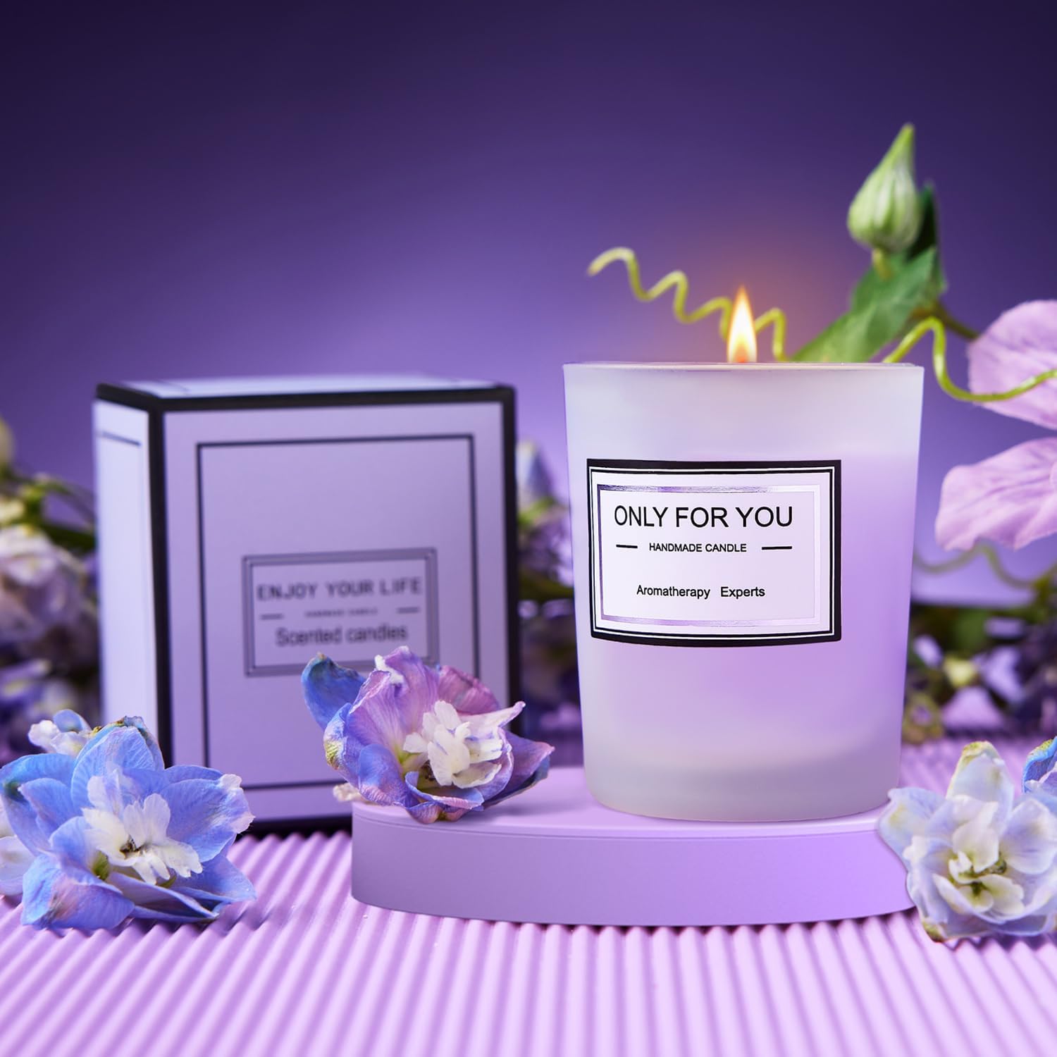 Gifts for Women, Mom, Wife, Girlfriend, Sister, Her - Happy Birthday, Christmas, Valentine's Day, Mothers Day Gifts - Lavender Spa Gift Basket Set - Image 5