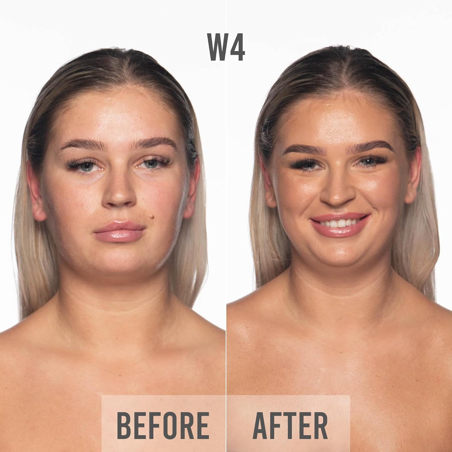 BPerfect Chroma Cover Luminous Foundation - Radiant Filter Finish, Buildable Coverage - Shade 10 - W4 Medium Warm Peach Tone - Image 2