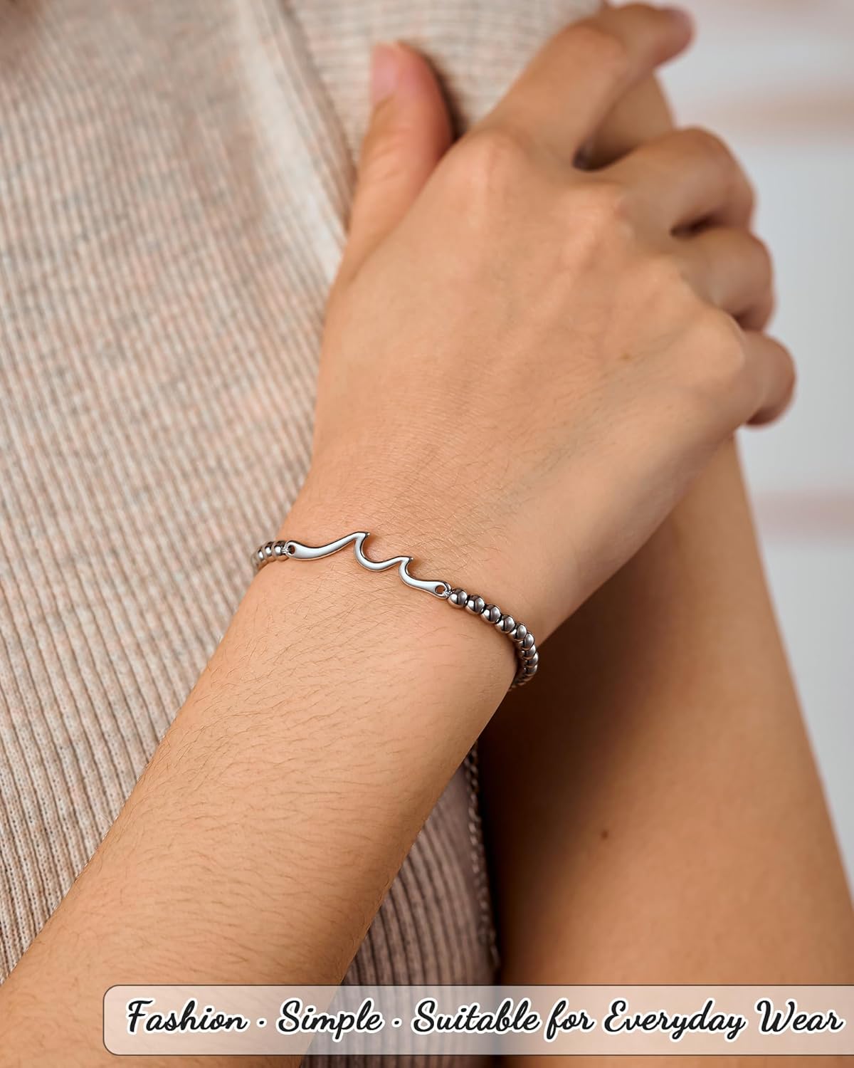 Tarsus Birthday Gifts for Women, Through The Waves of Life, Birthday Bracelet for Women Friend Sister Daughter Mom Grandma... - Image 4