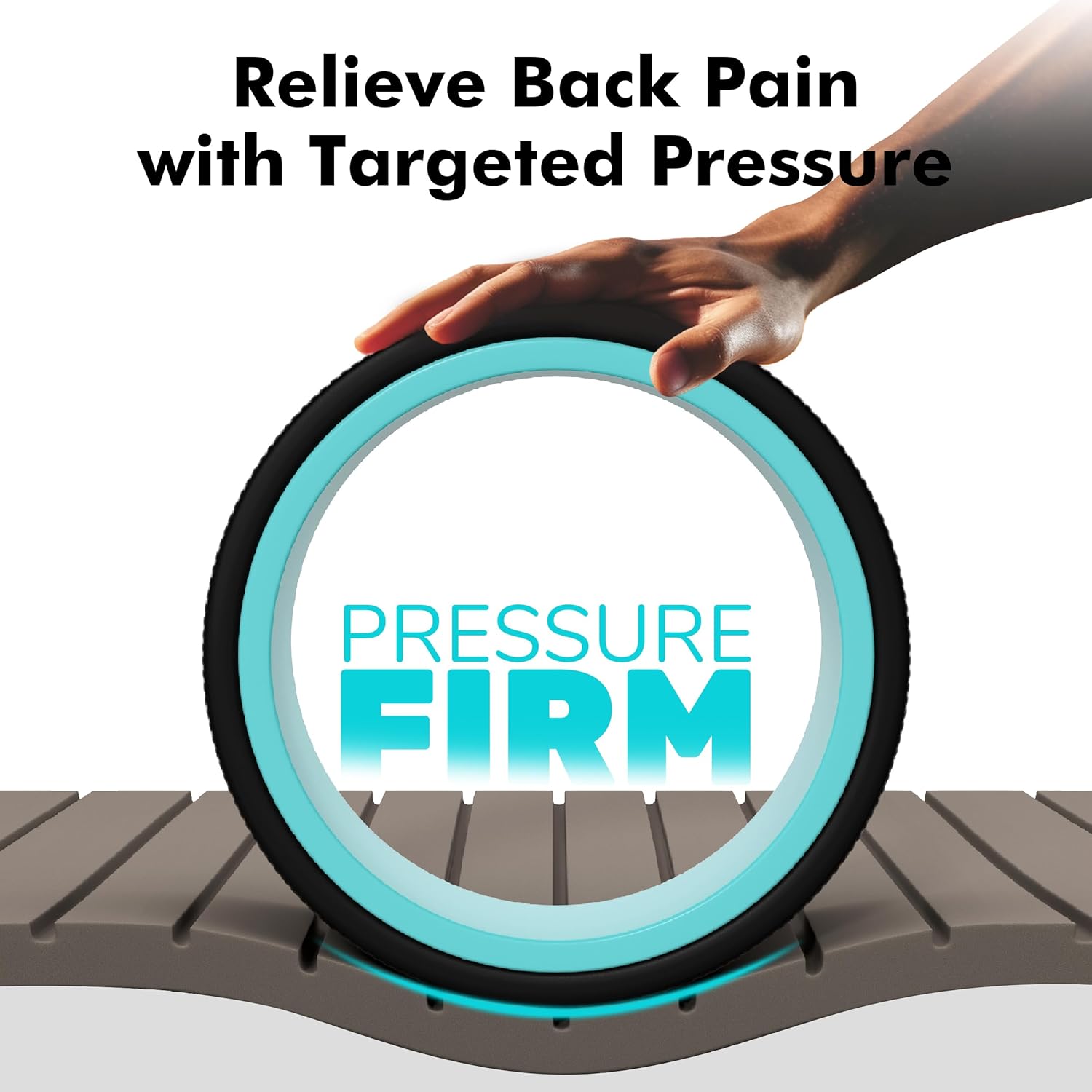 Furnhome Back Roller - Back Wheel for Deep Tissue Massage,Yoga Wheel for Back Pain & Stretching- Comfy Deep Tissue Massage Roller (3-Pack) - Image 4