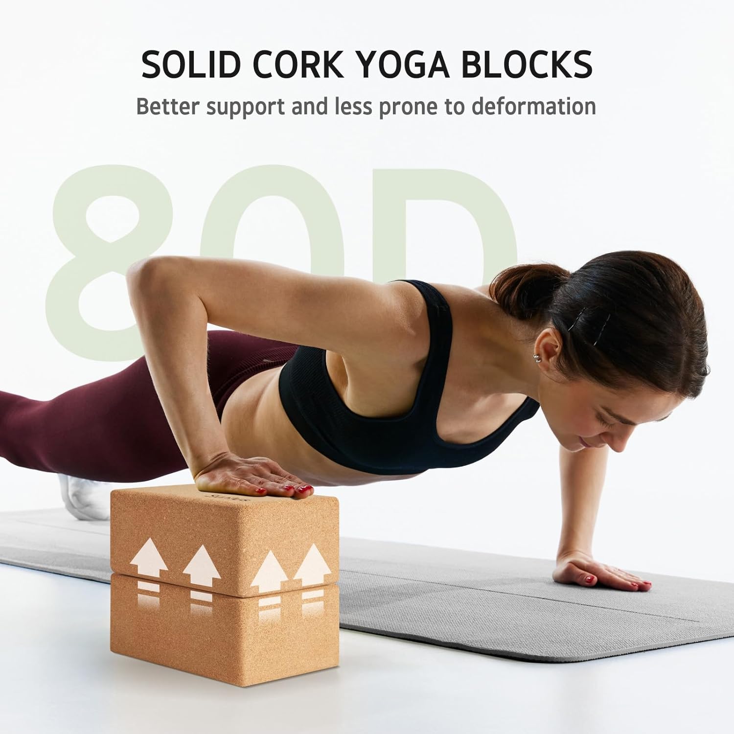 Syntus Yoga Block and Yoga Strap Set, 2 Soft Non-Slip Yoga Blocks 9×6×4 inches, 8FT Metal D-Ring Strap for Yoga, General Fitness, Pilates, Stretching and Toning - Image 5