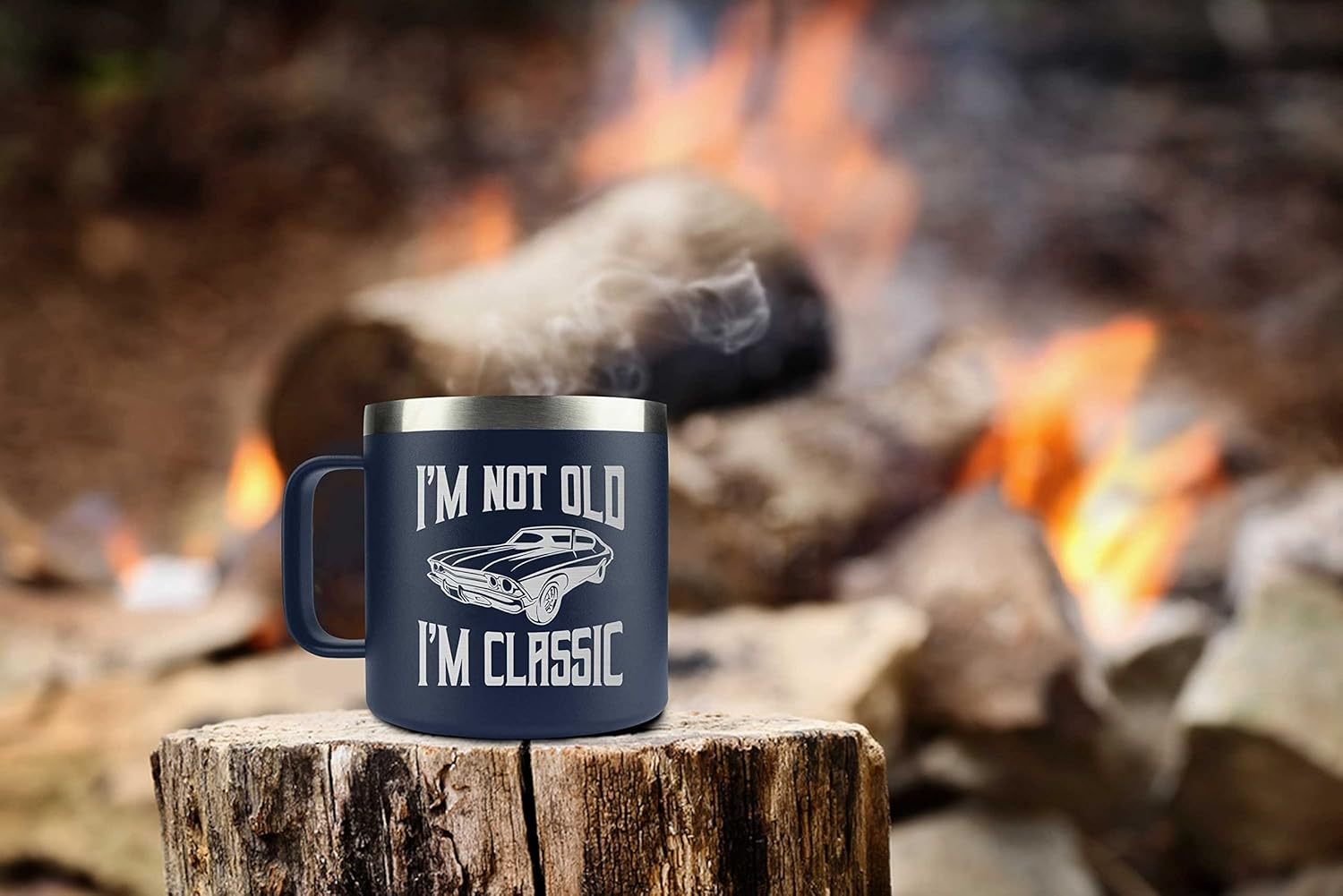 Gifts for Dad from Daughter, Son, Kids on Fathers Day, Christmas - Grandpa Gifts for Christmas - Birthday gifts for Grandpa - Dad Birthday gifts - Funny Mug 14oz, Navy Insulated Stainless Steel - Image 7