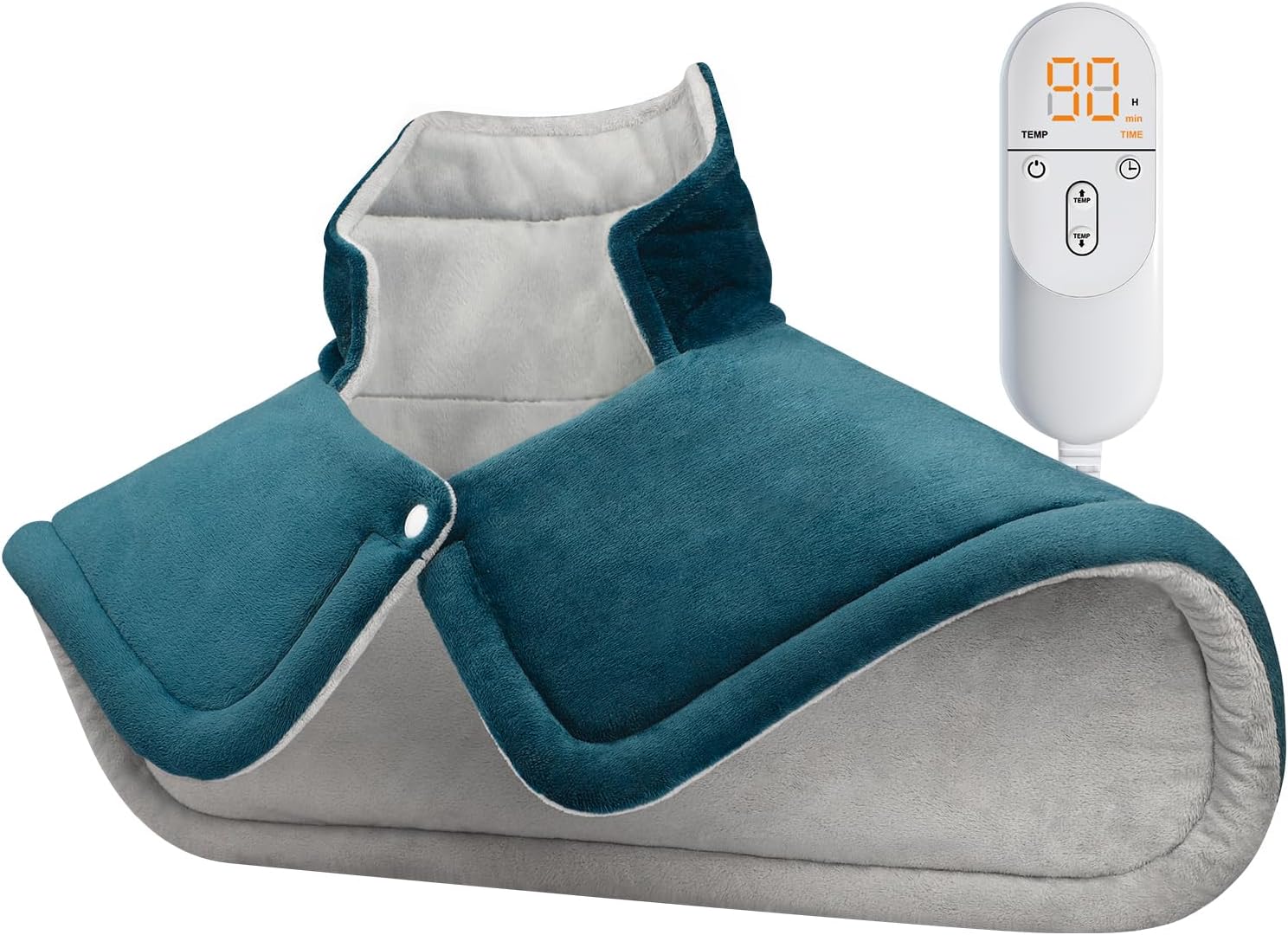 Heating Pad for Neck Shoulders Back, Weighted Heated Neck Wrap & Shoulder Heating Pad for Mom Dad, Versatile Heat Pad for Full-Body Relaxation, Anniversary | Birthday Gifts for Women Men Wife Husband