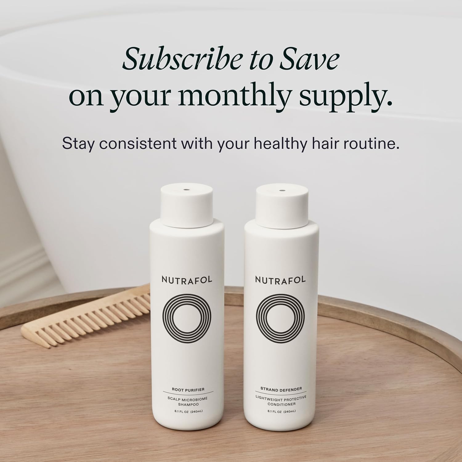 Nutrafol Shampoo, Cleanse and Hydrate Hair and Scalp, Improves Hair Volume, Strength and Texture, Physician-formulated for Thinning Hair, Color Safe, Sulfate Free - Image 8