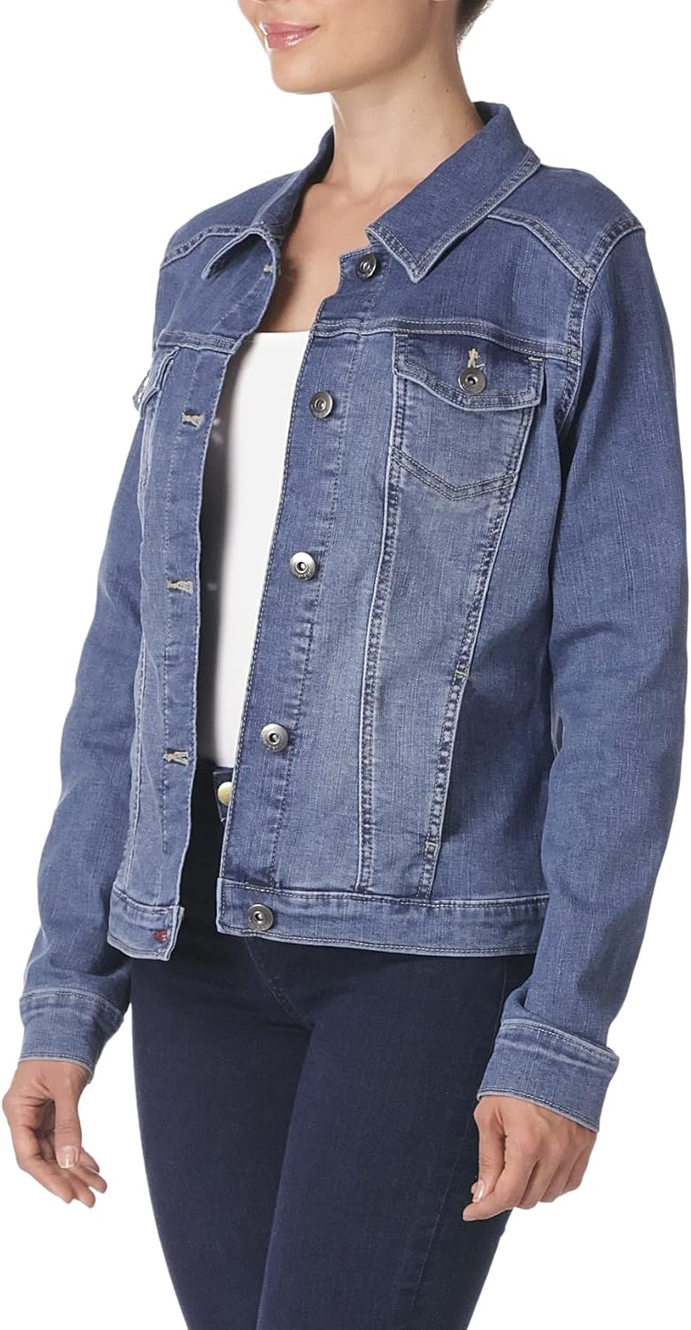 Wrangler Authentics womens Stretch Denim Jacket - Image 4