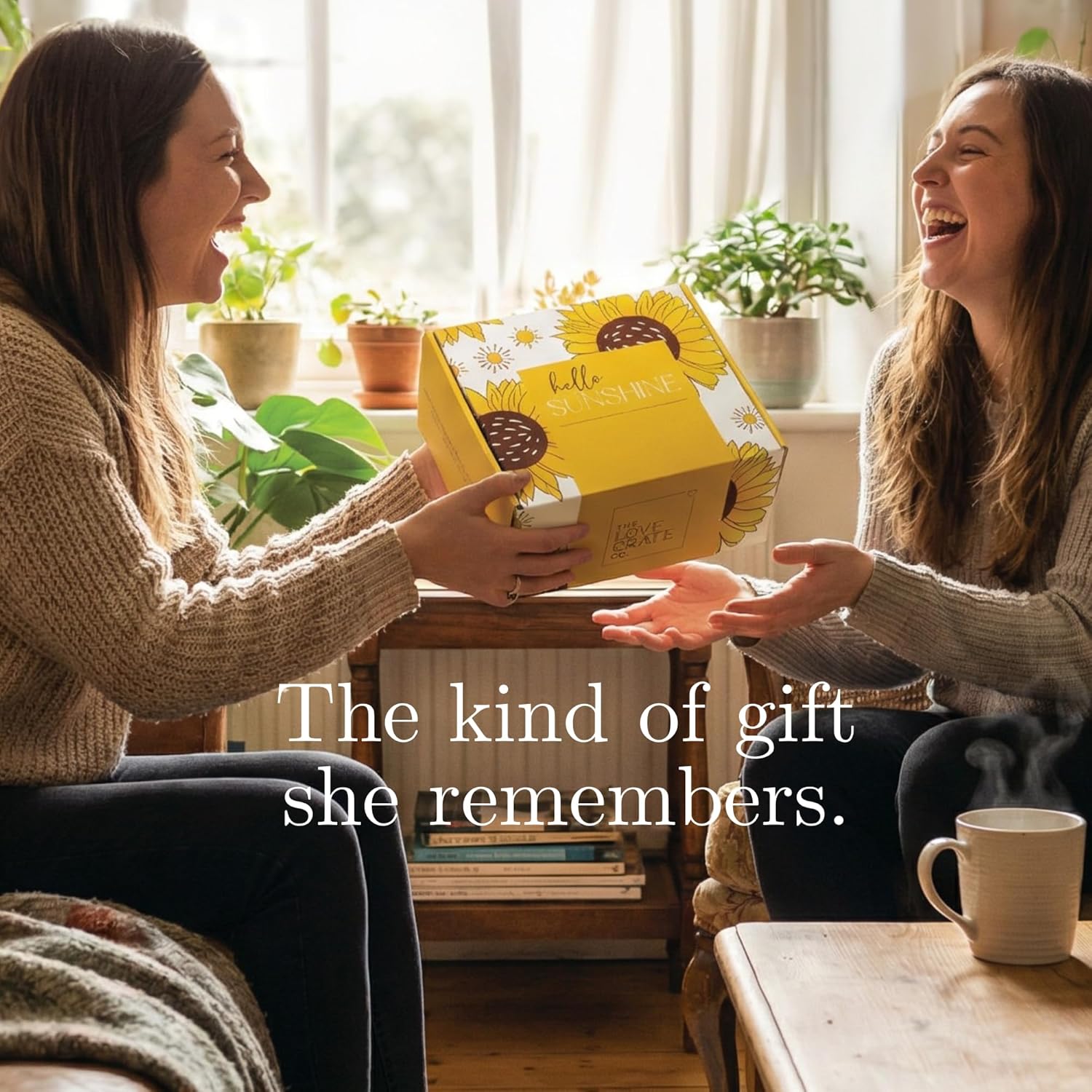 The Love Crate Co Gift Baskets for Women, Unique Birthday Gifts, Best Friend Birthday Gift, Get Well Soon, Sending Sunshine Sunflower Gifts for Women, Thinking of You Care Package - Image 6