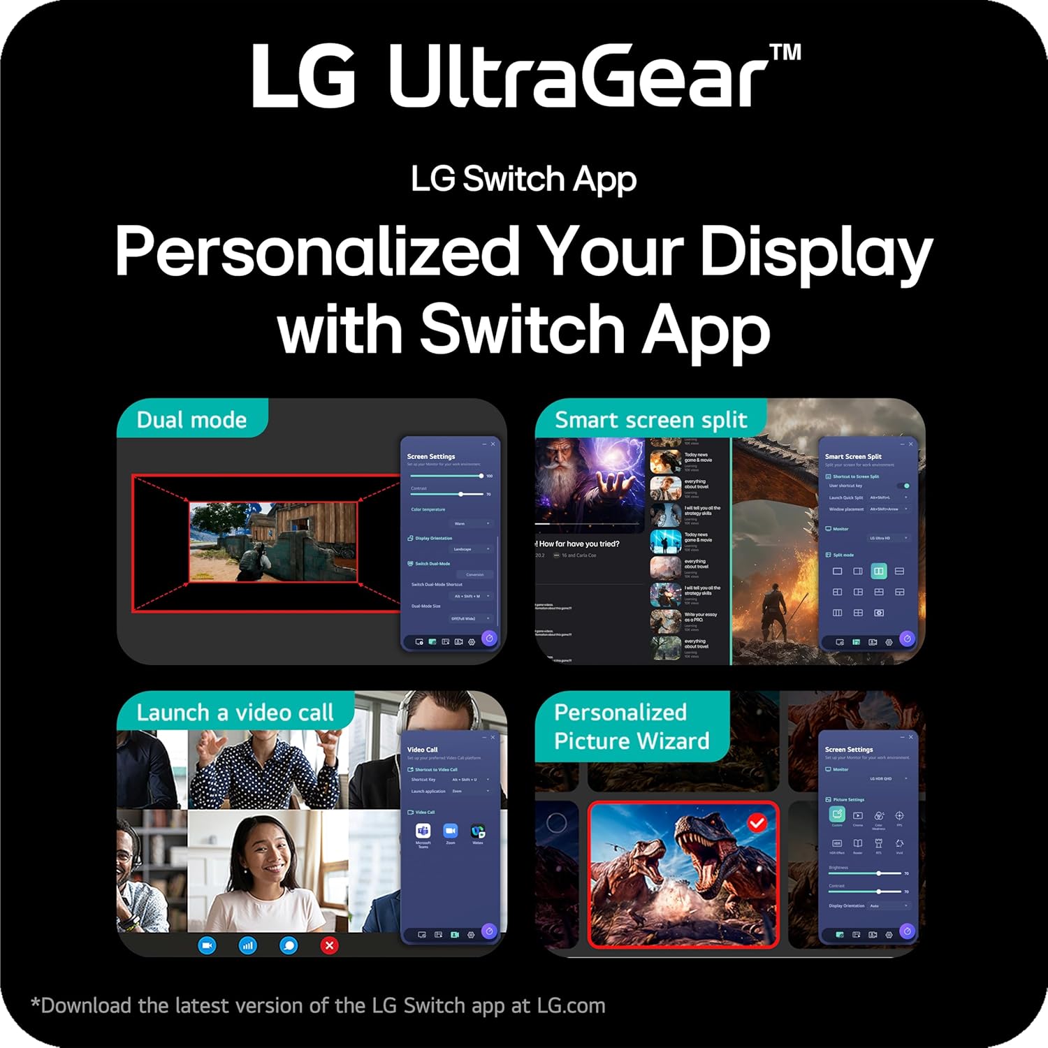 LG 24G411A-B 24-inch Ultragear Full HD (1920 x 1080) IPS Gaming Monitor, 144Hz (O/C), 1ms MBR, NVIDIA G-Sync Compatible, AMD FreeSync, HDR10, HDMI, DisplayPort, Slim Stand, Black - Image 6