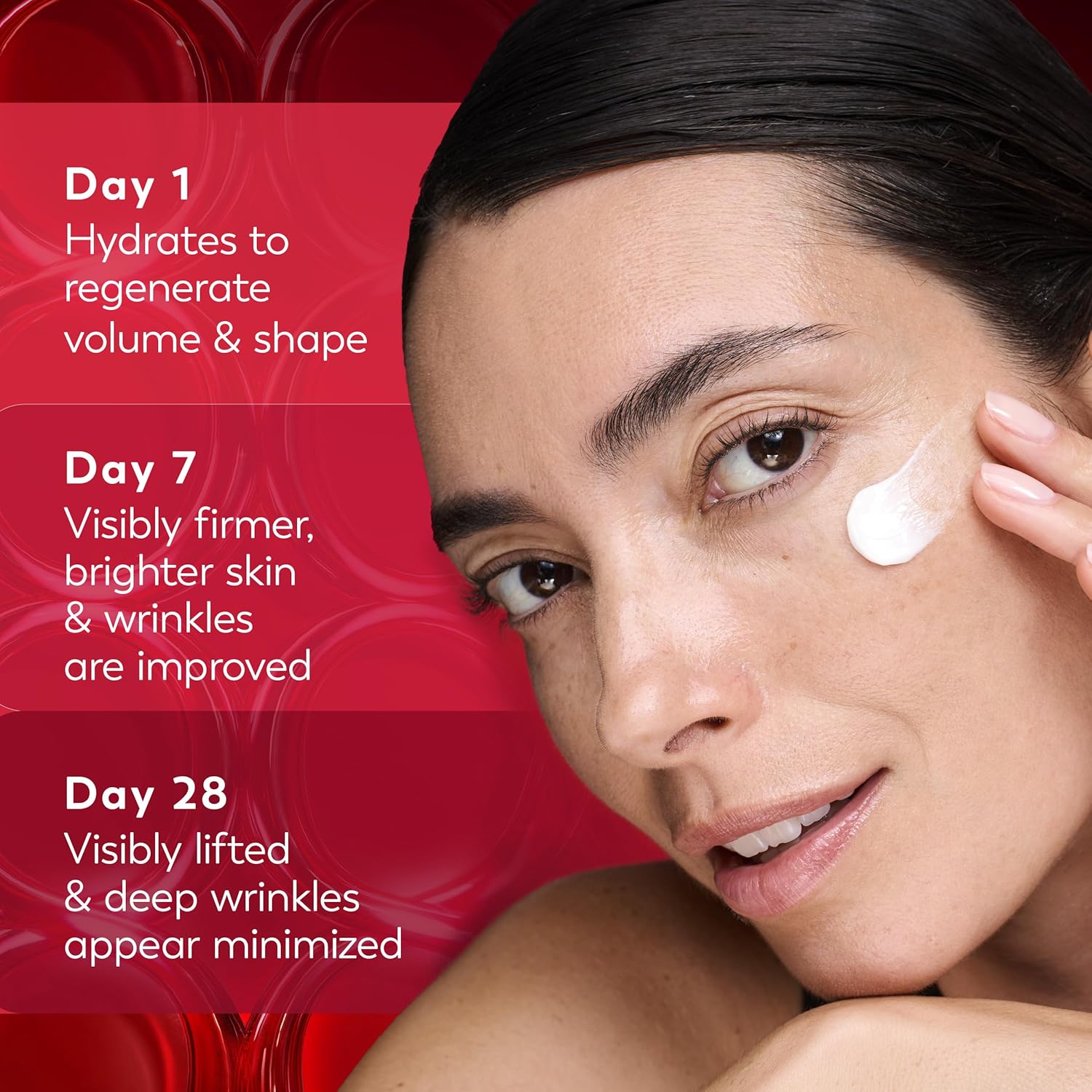 Olay Face Moisturizer, Regenerist Micro-Sculpting Cream for Women, Fragrance-Free - Anti-Aging, Anti-Wrinkle, Firming Skin Care - Triple Collagen Cream, Peptide, Hyaluronic Acid, Niacinamide, 1.7oz - Image 4