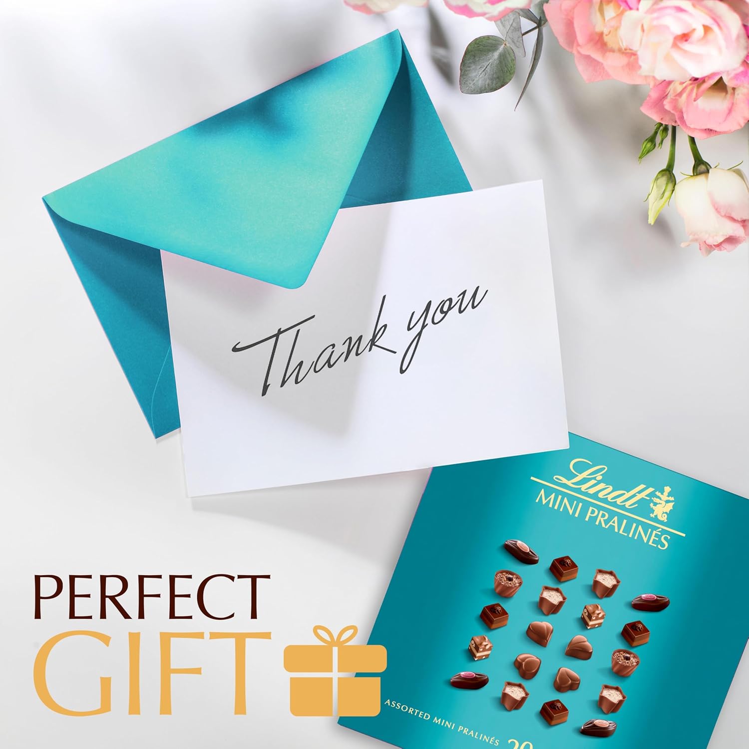 Lindt Mini Pralines, Assorted Chocolate Candy Pralines with Premium Filling, 3.4 oz Box - Image 3
