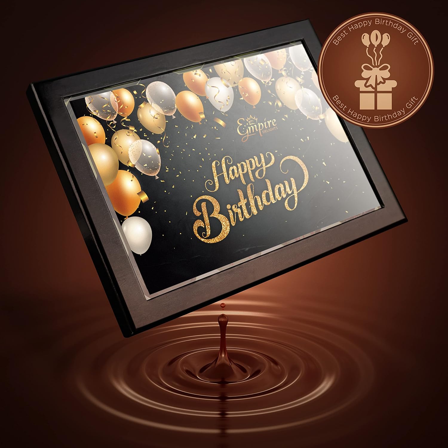 Birthday Cookies Gift Basket for Men and Women – Gourmet Chocolate Cookies, Happy Birthday treats for Food Gifts by Empire Delights, 12 Count Chocolate Gift Box - Image 5