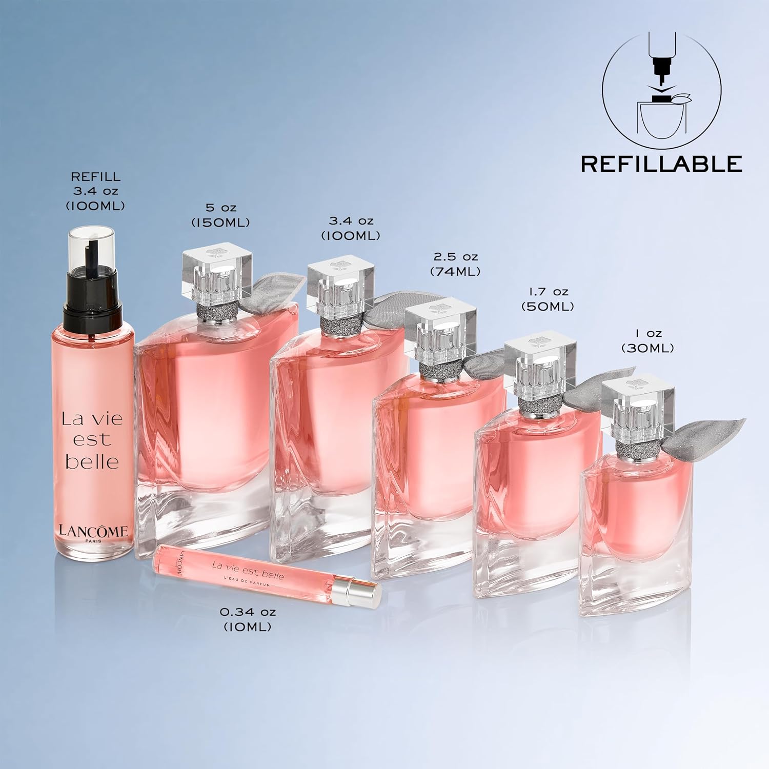 Lancôme La Vie Est Belle Eau de Parfum - Long Lasting Fragrance with Notes of Iris, Earthy Patchouli, Warm Vanilla & Spun Sugar - Floral & Sweet Women's Perfume - Image 4