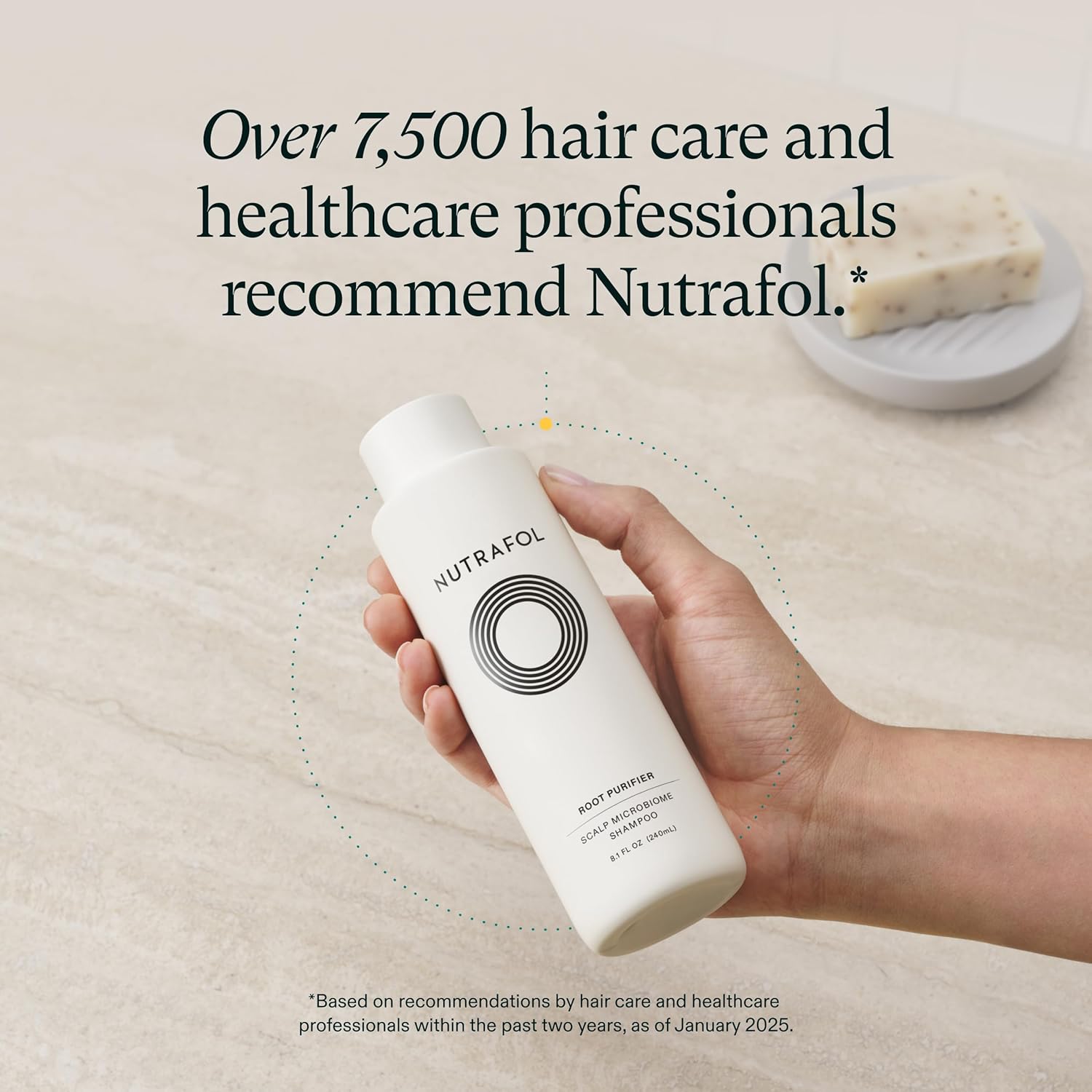 Nutrafol Shampoo, Cleanse and Hydrate Hair and Scalp, Improves Hair Volume, Strength and Texture, Physician-formulated for Thinning Hair, Color Safe, Sulfate Free - Image 3