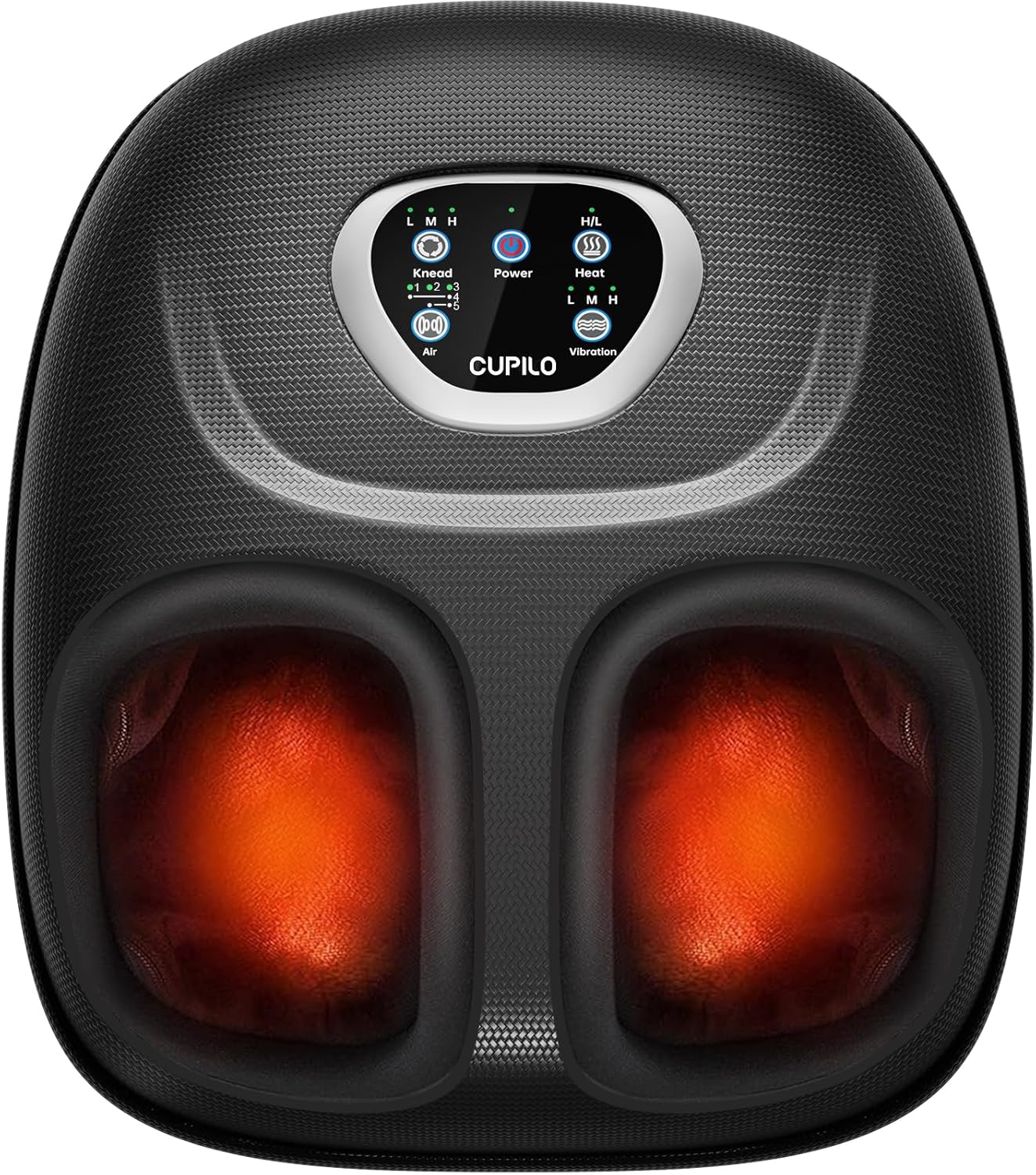 Foot Massager FSA Eligible HSA, 2026 Upgraded Feet Massager with Heat for Plantar Fasciitis Relief, 5 Levels Compression & Vibration Massage for Neuropathy, Birthday Day Gifts for Women Men