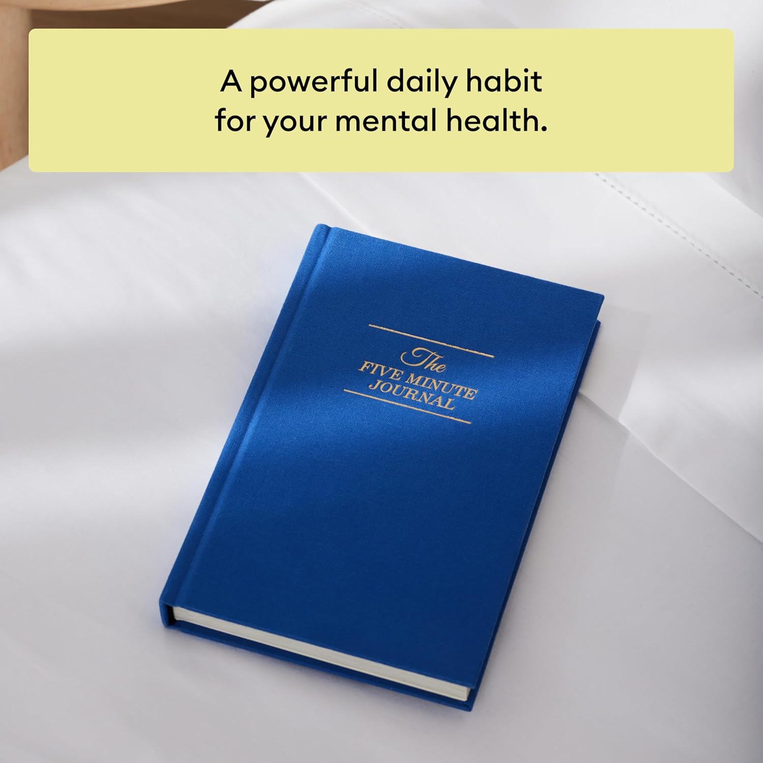 Intelligent Change The Five Minute Journal, Original Daily Gratitude 2025, Reflection & Manifestation for Mindfulness, Undated Daily with Gold Foiling, Plastic-Free, Blue - Image 9