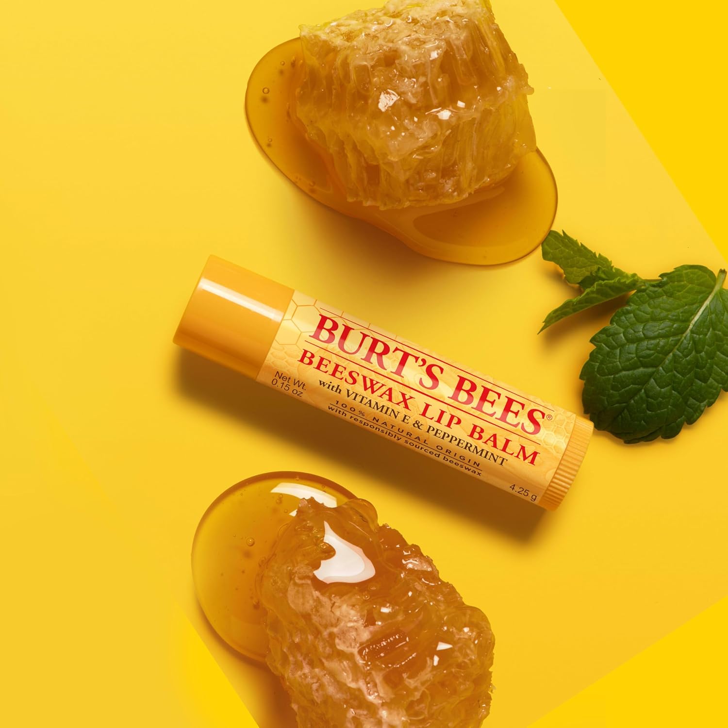 Burt's Bees Lip Balm Beeswax and Ultra Conditioning Lip Balm Pack, Hydrating Lip Moisturizer with Kokum and Shea Butter, Natural Origin Lip Care, 4 Tubes, 0.15oz. - Image 4