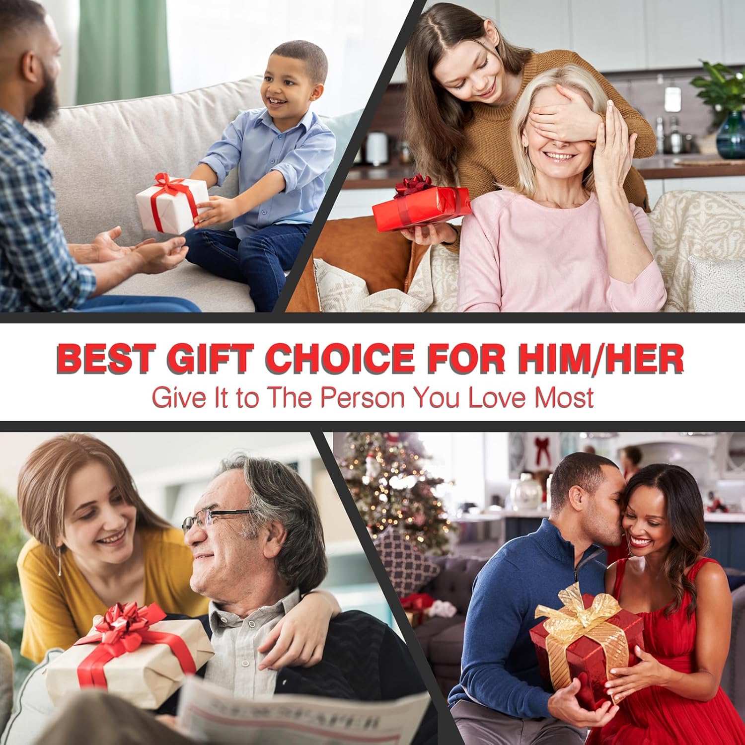 cotsoco Massage Gun Deep Tissue for Pain Relief with 4 Massage Heads & 6 Speeds, Electric Mini Handheld Body Massager for Any Pain Relief, Best Gifts for Dad and Mom - Image 5
