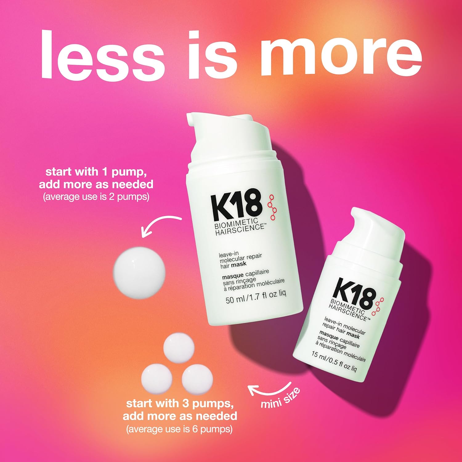 K18 Leave-In Molecular Repair Hair Mask, Patented, Lasting Repair For Dry, Frizzy, Damaged Hair, Reverse Damage In 4 Minutes From Bleach, Color, Chemical Services + Heat - Image 5