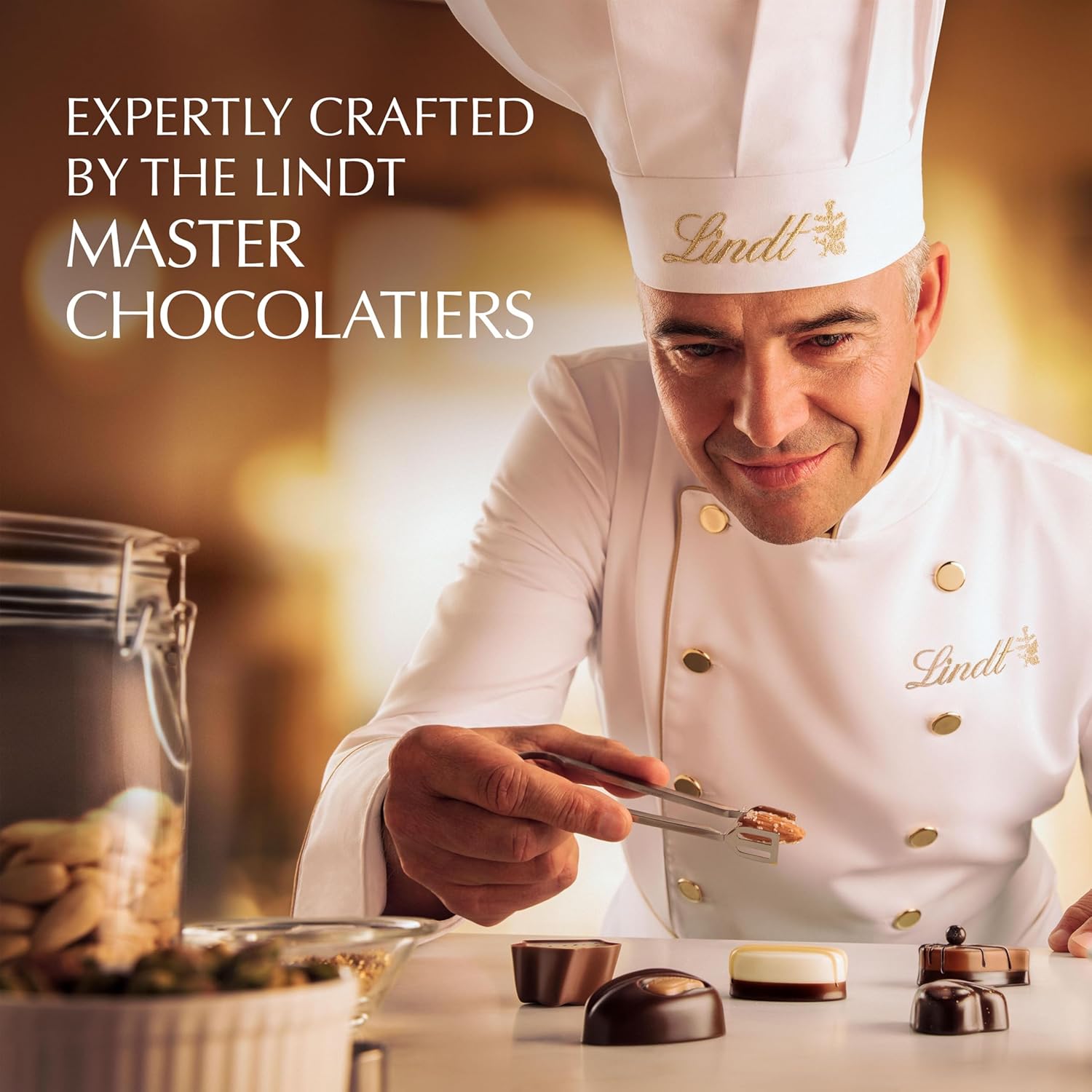 Lindt Mini Pralines, Assorted Chocolate Candy Pralines with Premium Filling, 3.4 oz Box - Image 7