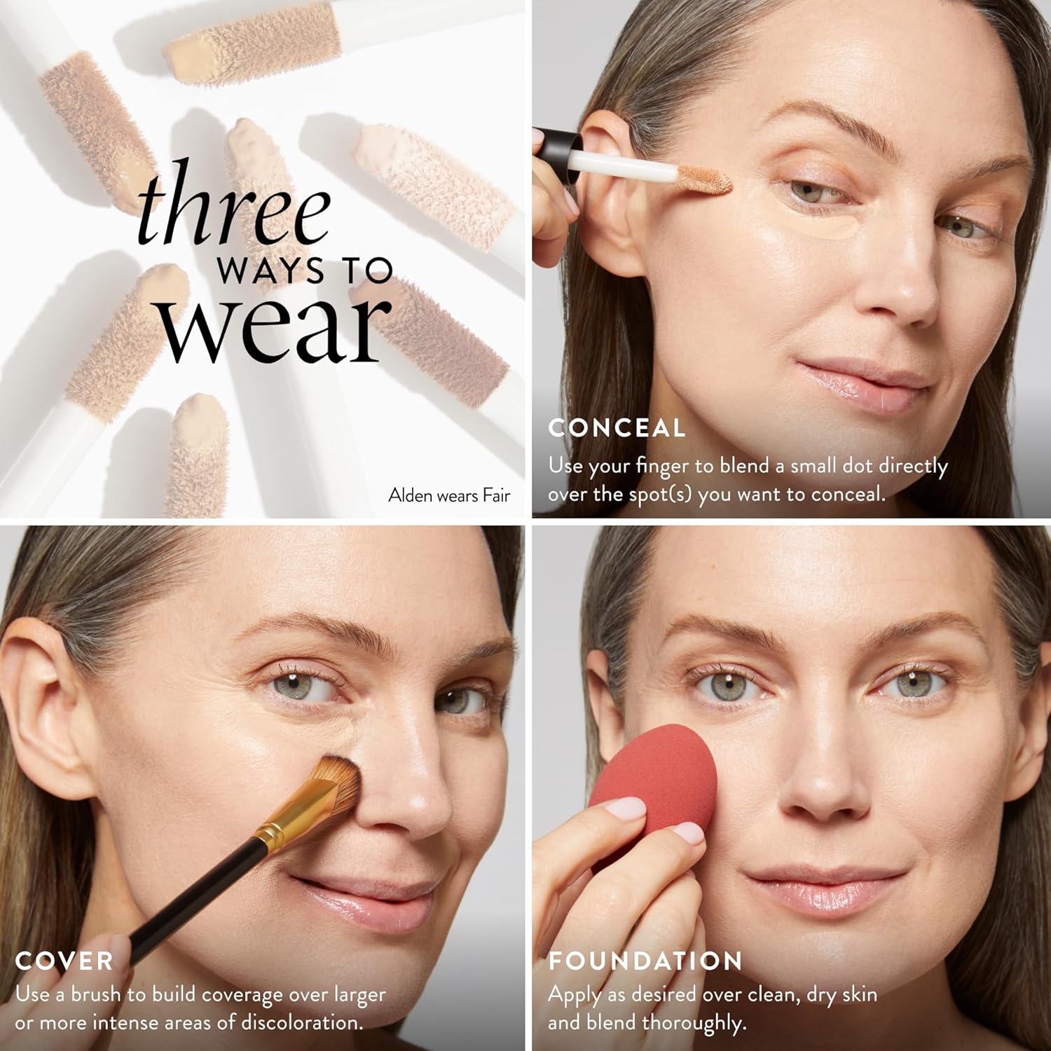 LAURA GELLER NEW YORK The Ideal Fix Concealer - Light - Buildable Medium to Full Coverage Liquid Concealer - Covers Under Eye Dark Circles & Blemishes - Long-Lasting - Image 5