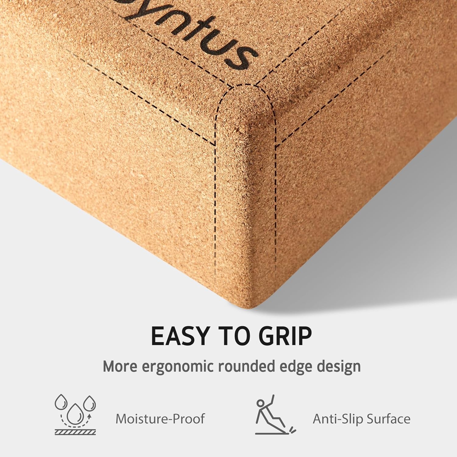 Syntus Yoga Block and Yoga Strap Set, 2 Soft Non-Slip Yoga Blocks 9×6×4 inches, 8FT Metal D-Ring Strap for Yoga, General Fitness, Pilates, Stretching and Toning - Image 4