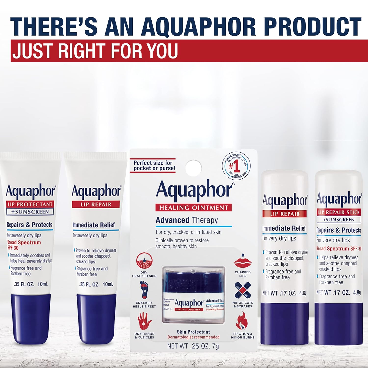 Aquaphor Lip Repair Stick, Moisturizing Lip Balm Pack, Relieves Dryness, 0.17 Oz Stick, Pack of 2 - Image 8