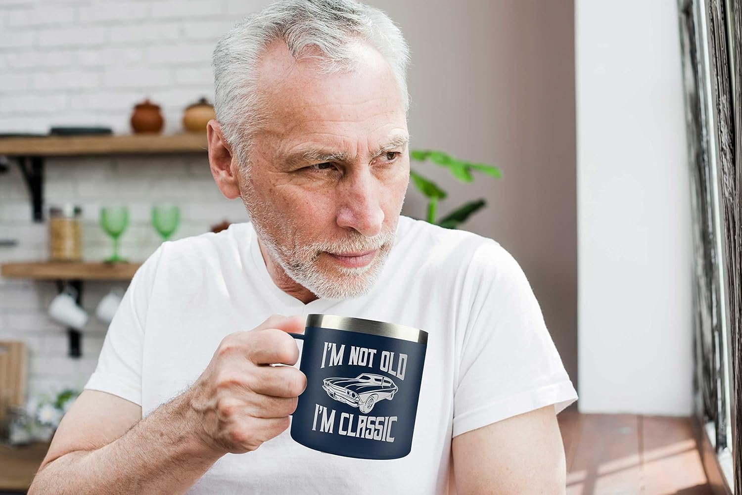Gifts for Dad from Daughter, Son, Kids on Fathers Day, Christmas - Grandpa Gifts for Christmas - Birthday gifts for Grandpa - Dad Birthday gifts - Funny Mug 14oz, Navy Insulated Stainless Steel - Image 6