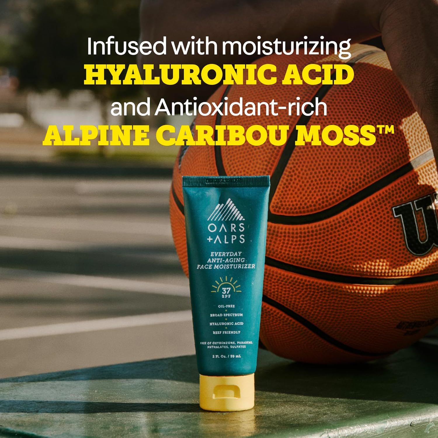 Oars + Alps SPF 37 Sunscreen and Everyday Anti Aging Face Moisturizer, Infused with Hyaluronic Acid - Image 4