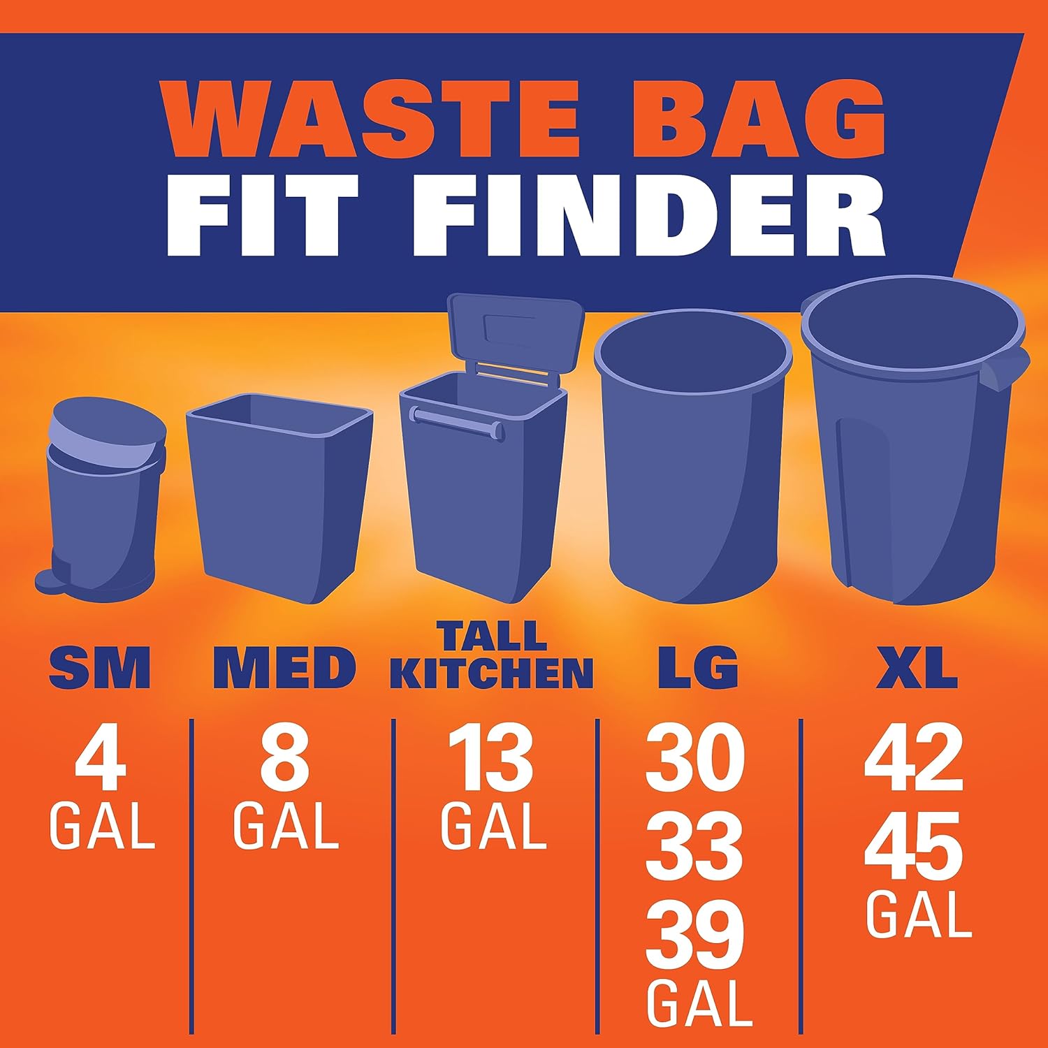 Hefty Ultra Strong Tall Kitchen Trash Bags, Lavender & Sweet Vanilla Scent, 13 Gallon, 80 Count - Image 9