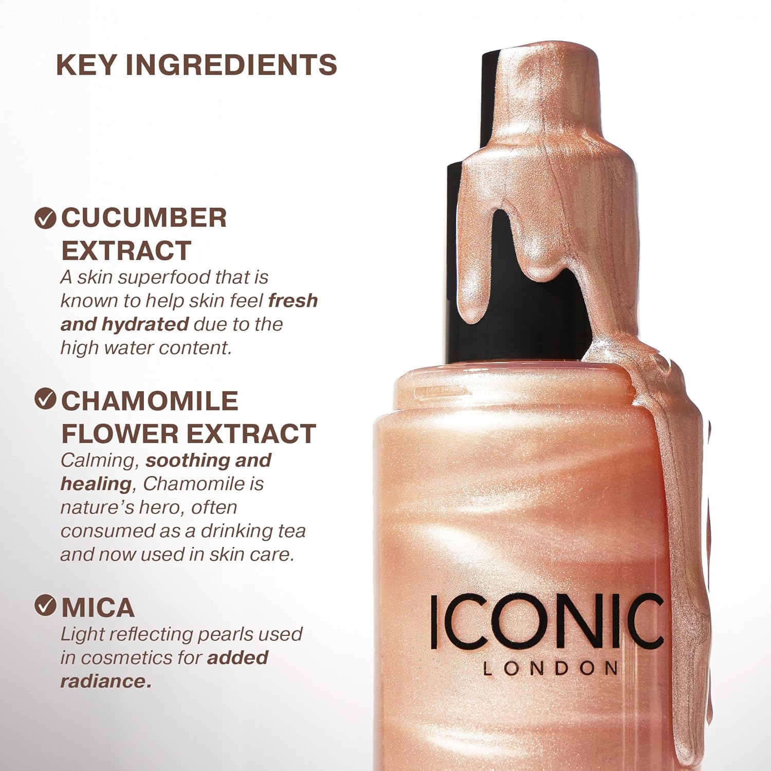 ICONIC LONDON Prep-Set-Glow | Hydrating + Setting + Glowing Spray, 3-in-1 Formula for a Dewy, Radiant Finish - Image 2